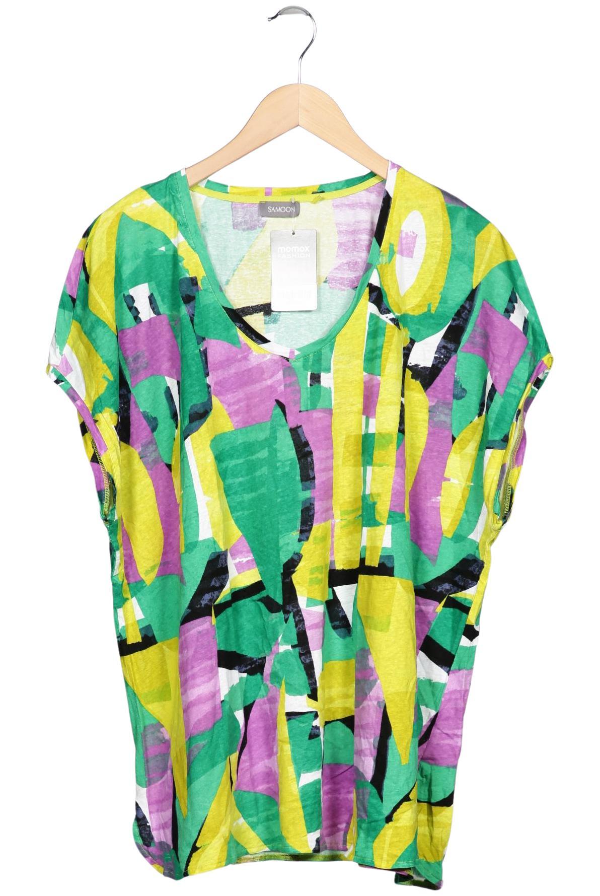 

Samoon by Gerry Weber Damen T-Shirt, mehrfarbig, Gr. 52