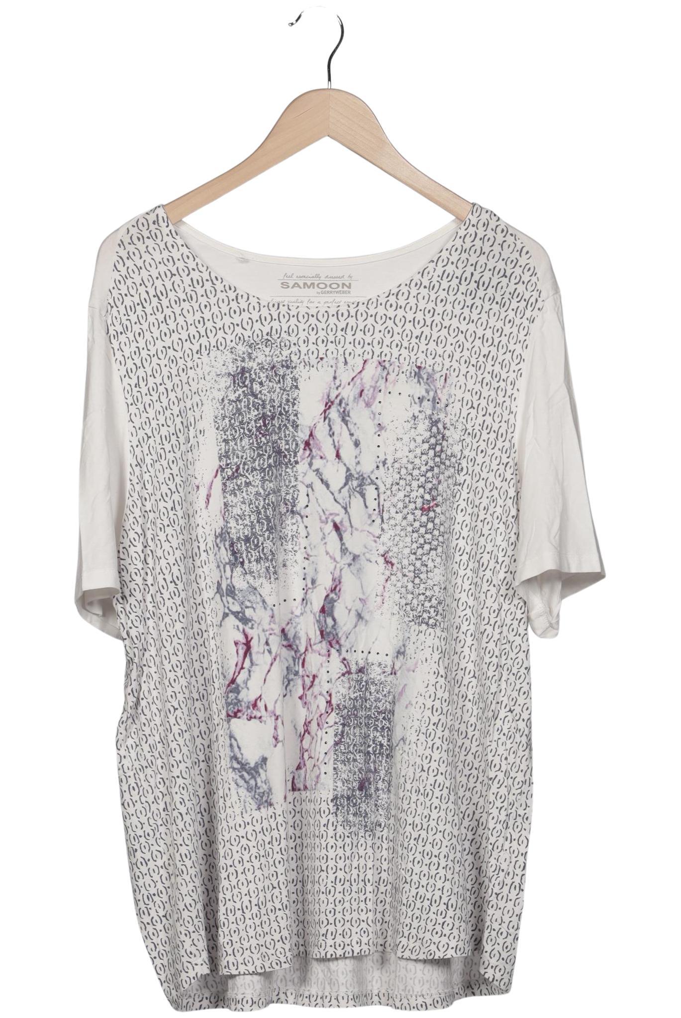 

Samoon by Gerry Weber Damen T-Shirt, cremeweiß, Gr. 50