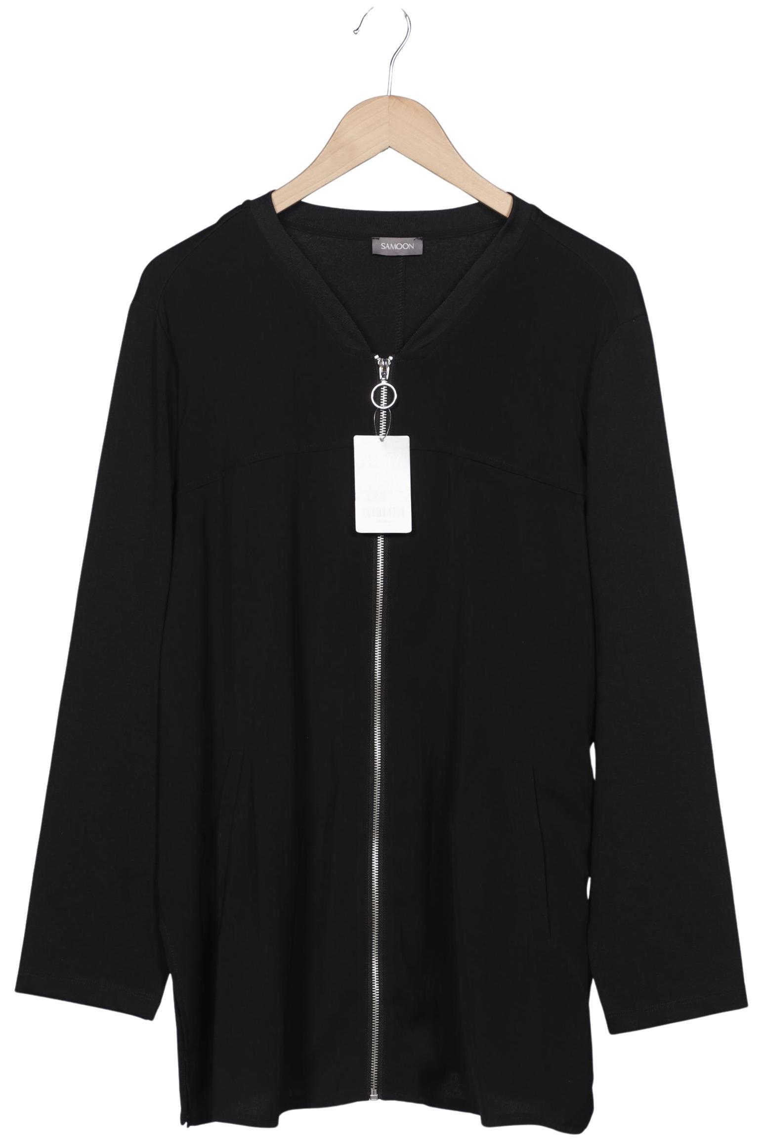 

Samoon by Gerry Weber Damen Strickjacke, schwarz, Gr. 48