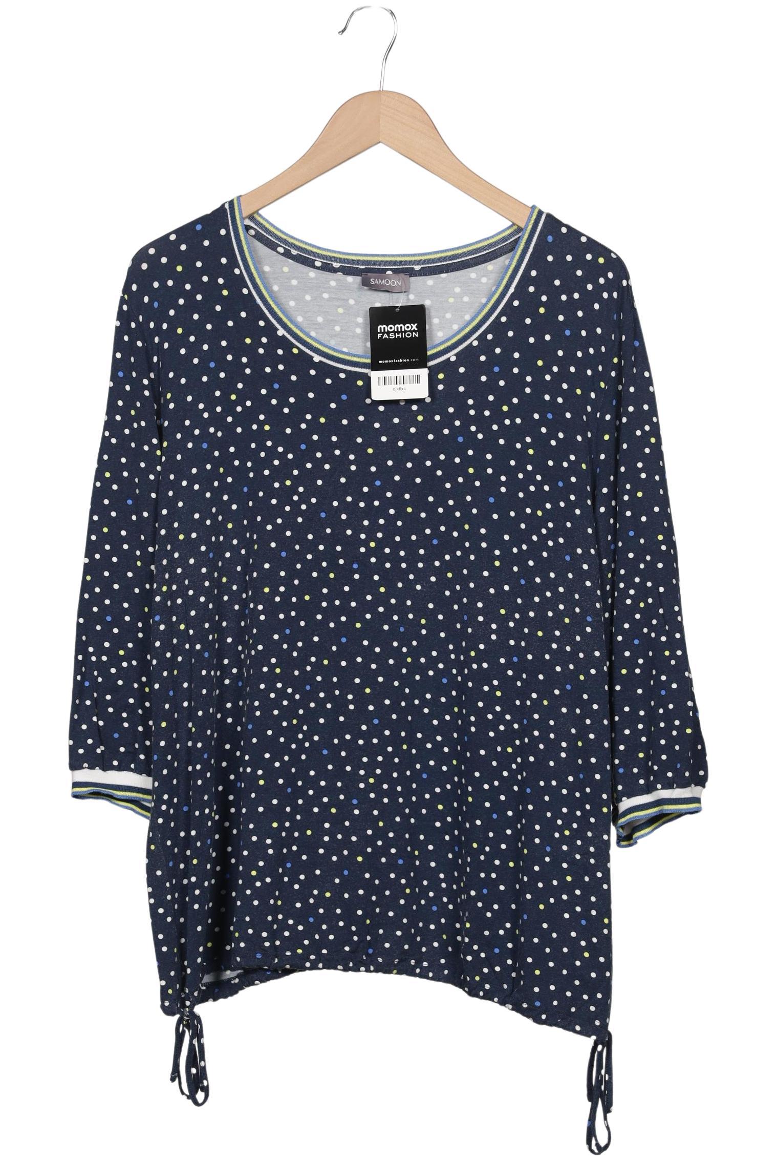 

Samoon by Gerry Weber Damen Langarmshirt, marineblau, Gr. 46