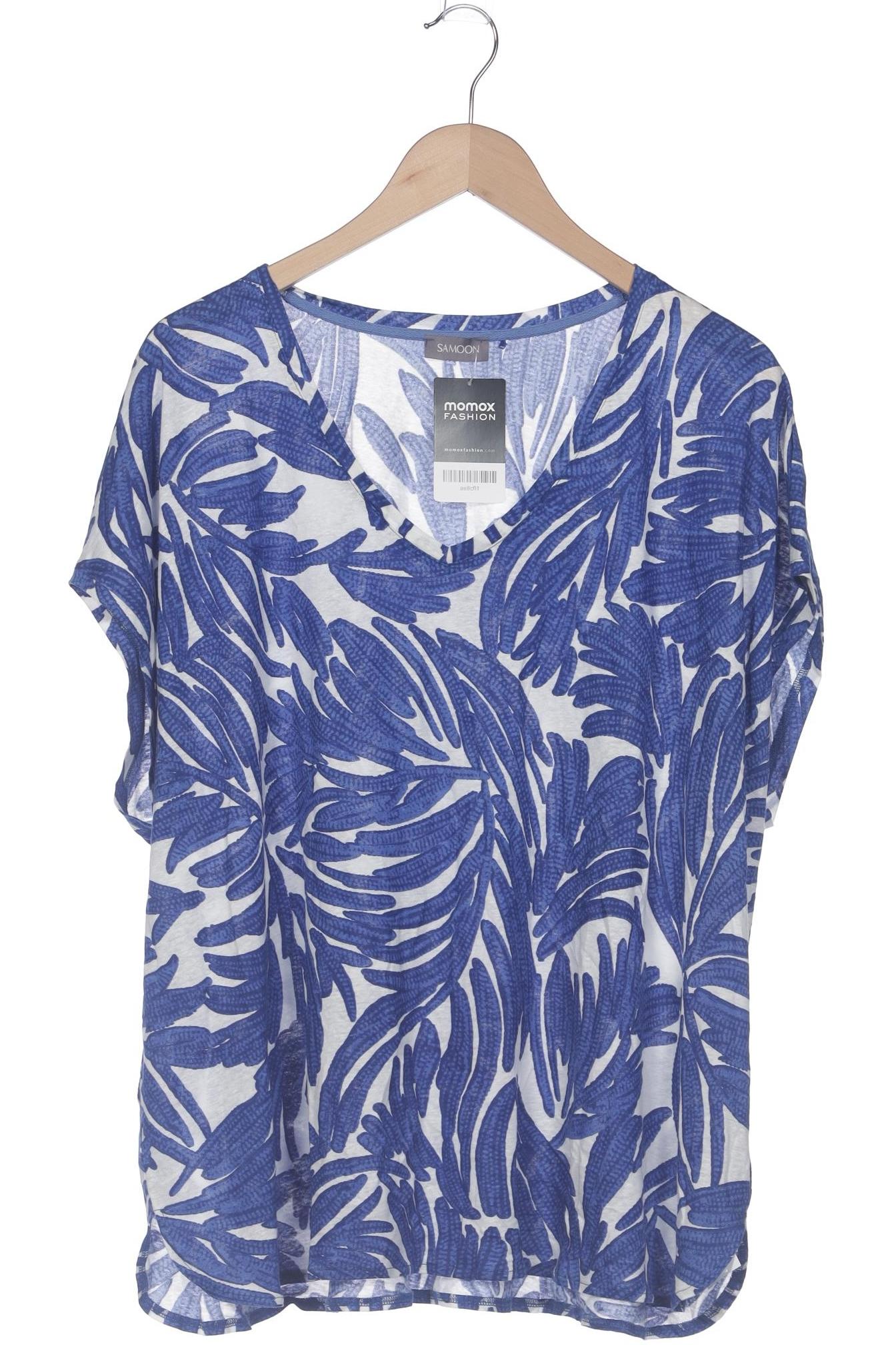 

Samoon by Gerry Weber Damen T-Shirt, blau, Gr. 50