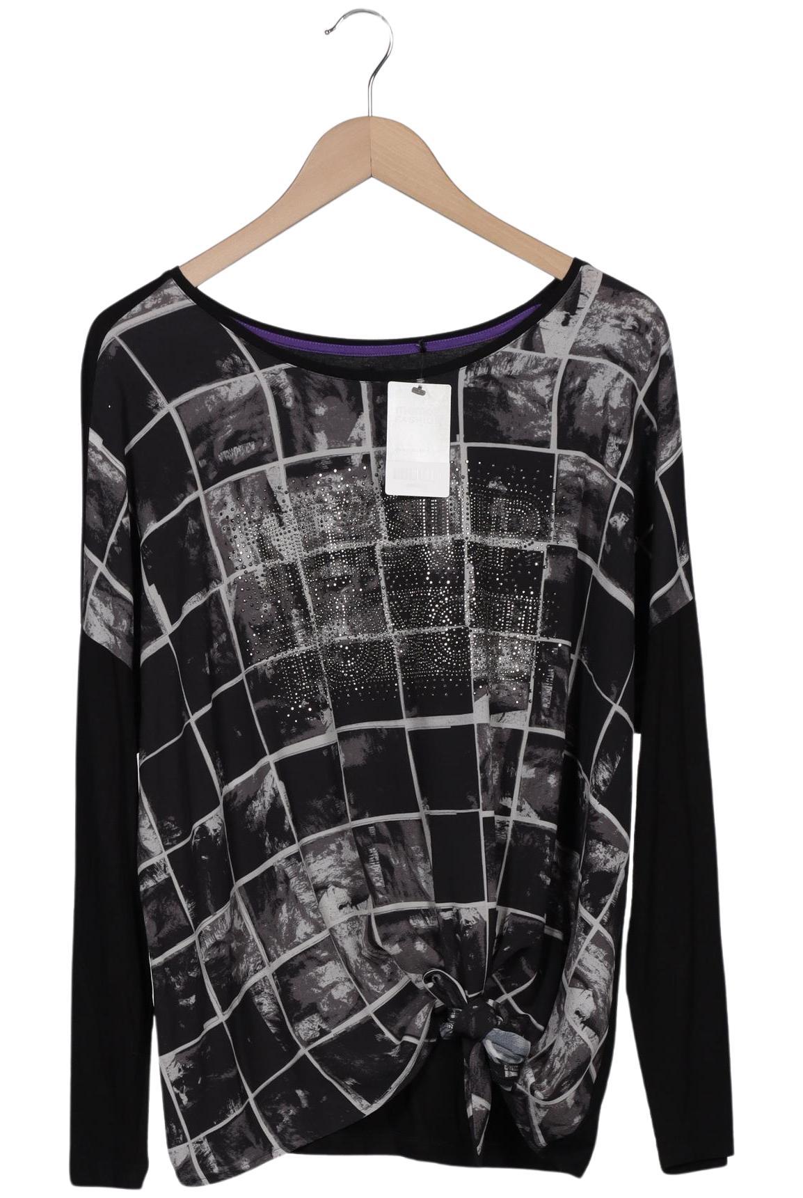 

Samoon by Gerry Weber Damen Langarmshirt, schwarz, Gr. 46