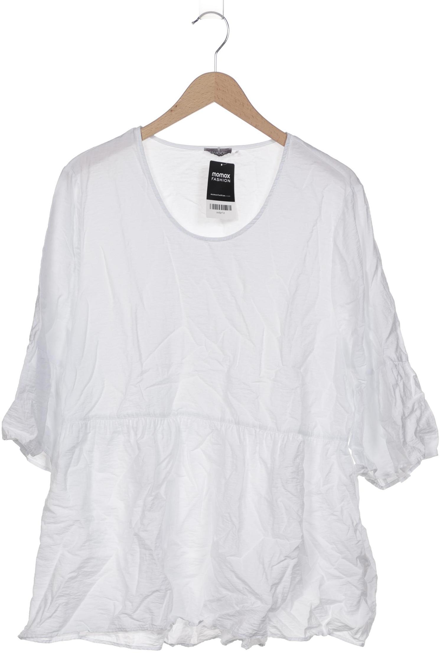 

Samoon by Gerry Weber Damen Langarmshirt, weiß, Gr. 50