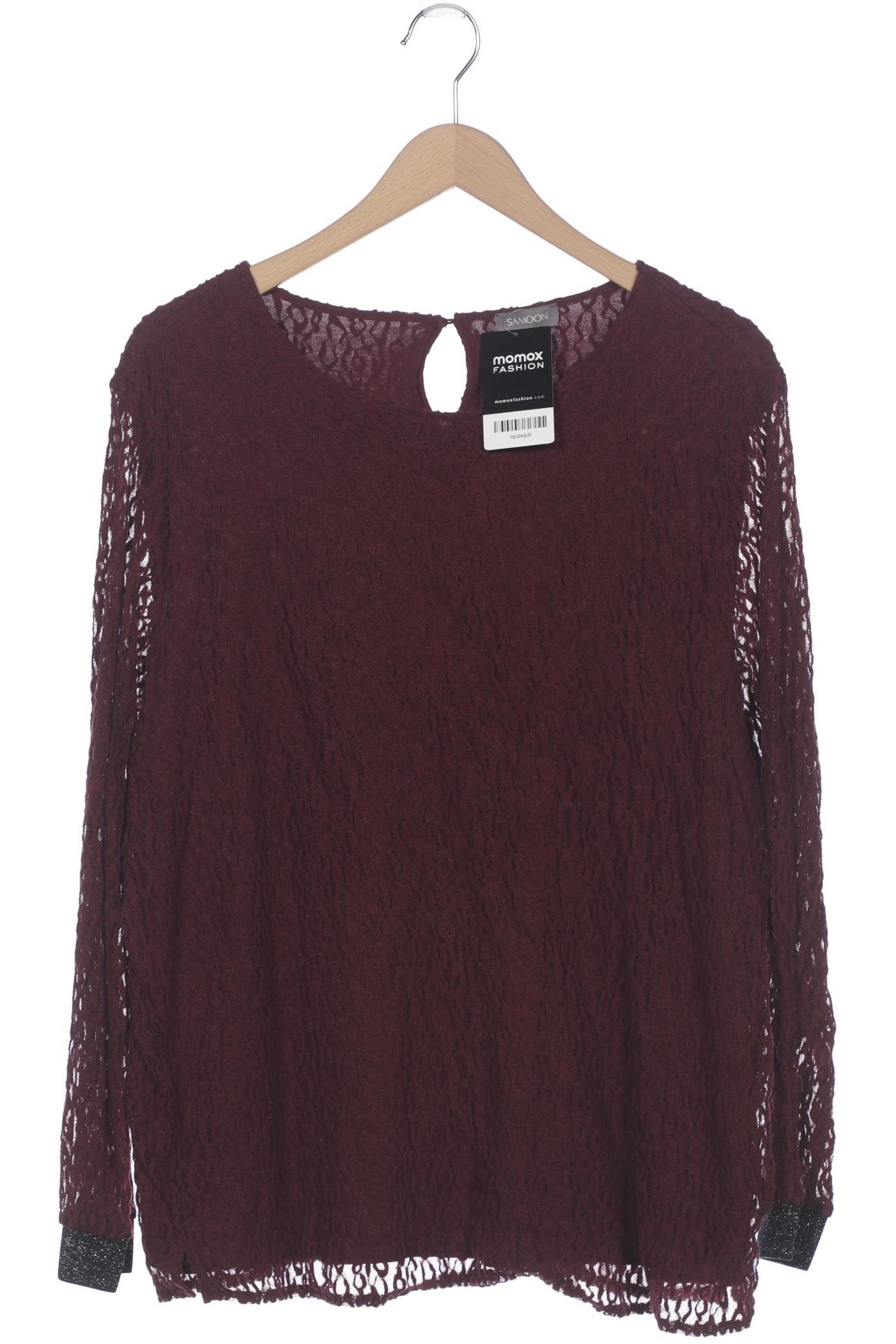 

Samoon by Gerry Weber Damen Langarmshirt, bordeaux, Gr. 50