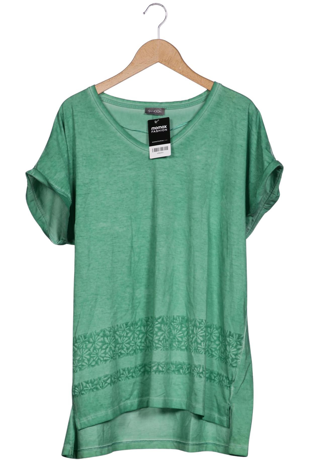 

Samoon by Gerry Weber Damen T-Shirt, grün, Gr. 46