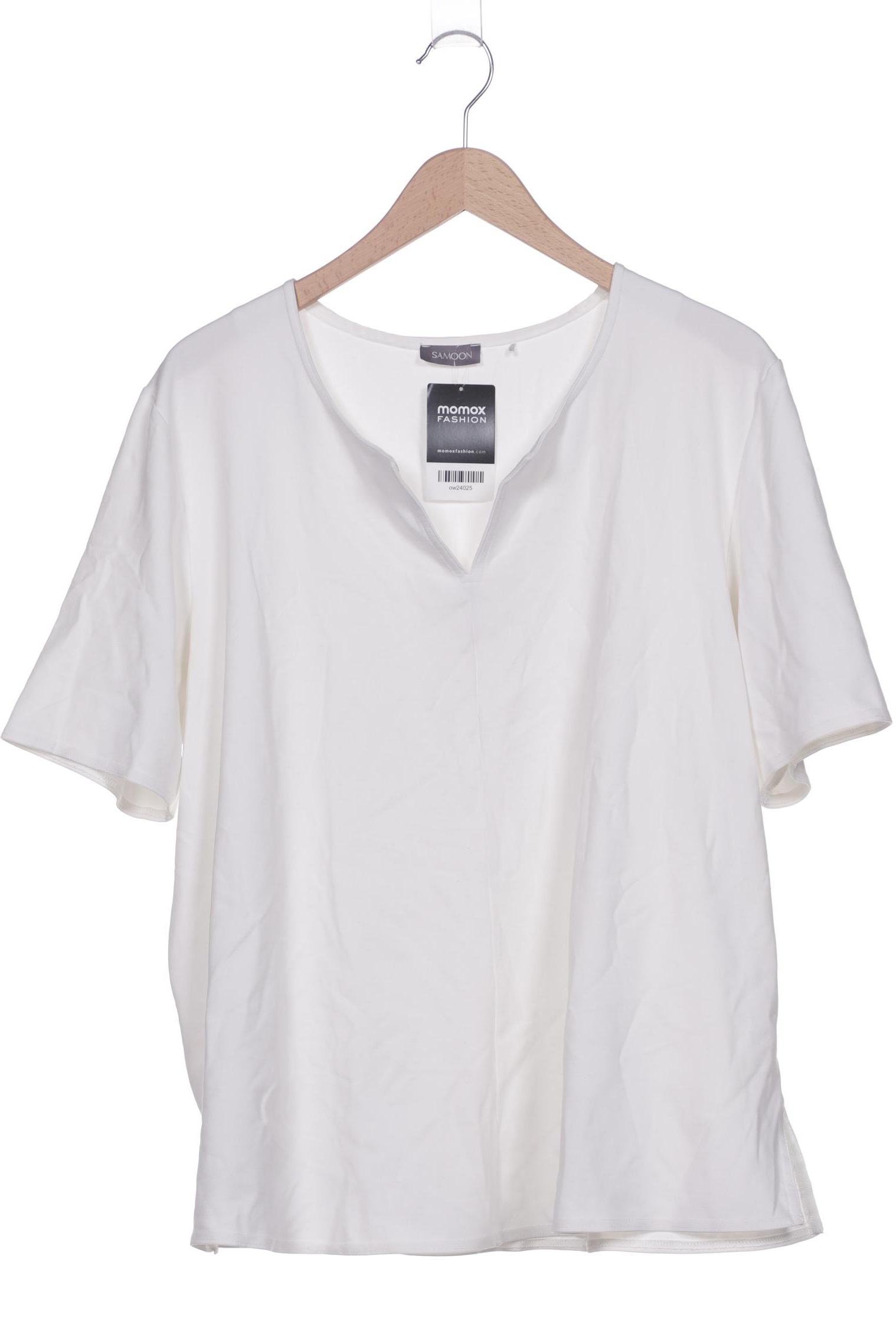 

Samoon by Gerry Weber Damen T-Shirt, weiß, Gr. 50
