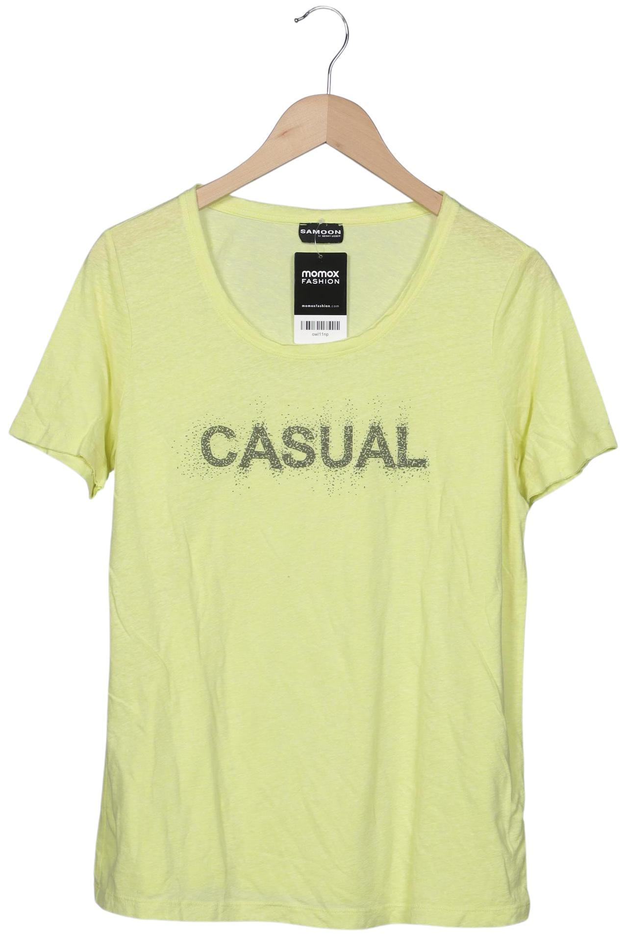 

Samoon by Gerry Weber Damen T-Shirt, gelb, Gr. 42