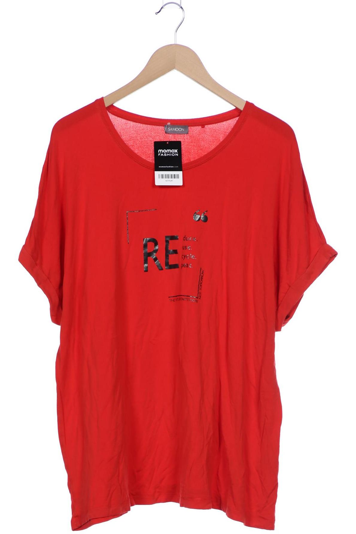 

Samoon by Gerry Weber Damen T-Shirt, rot, Gr. 50