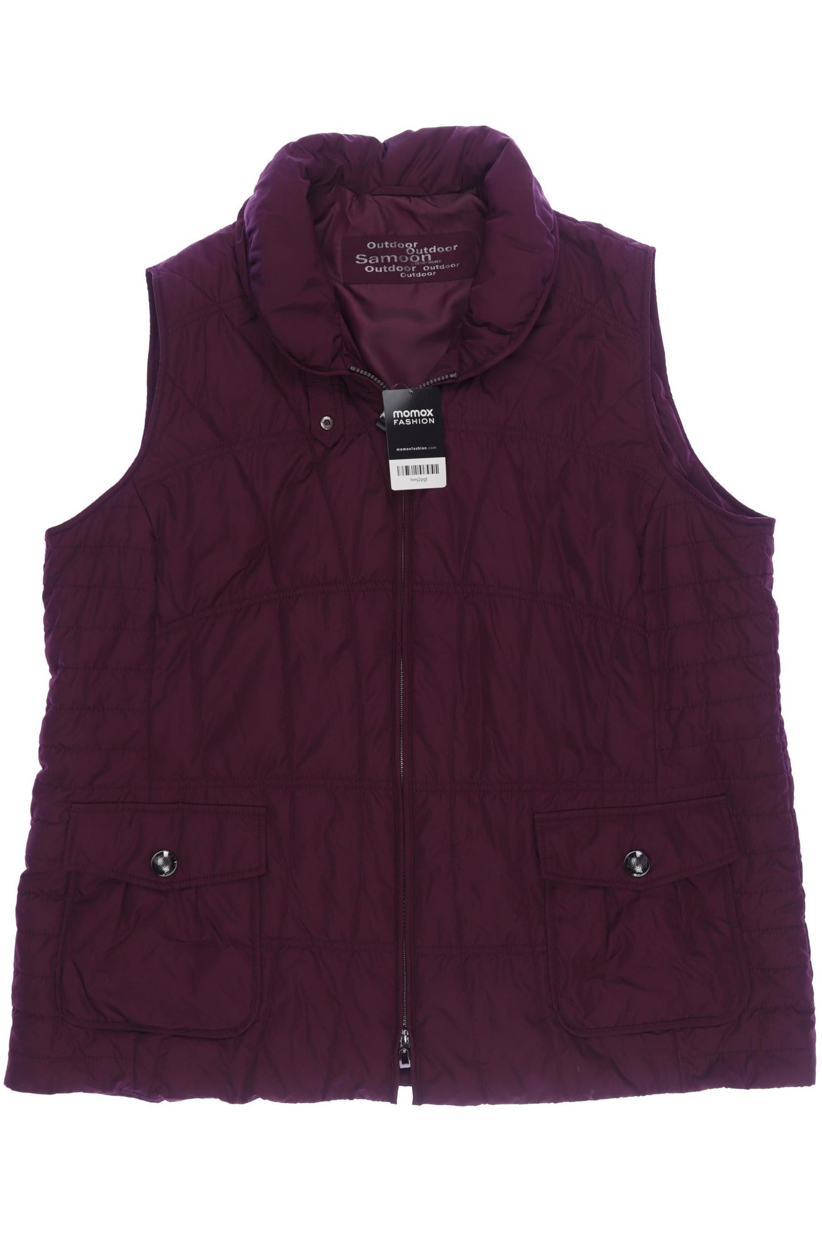 

Samoon by Gerry Weber Damen Weste, bordeaux, Gr. 56