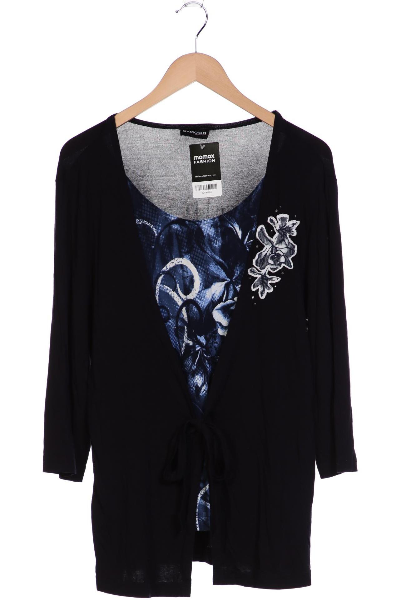 

SAMOON by Gerry Weber Damen Langarmshirt, marineblau