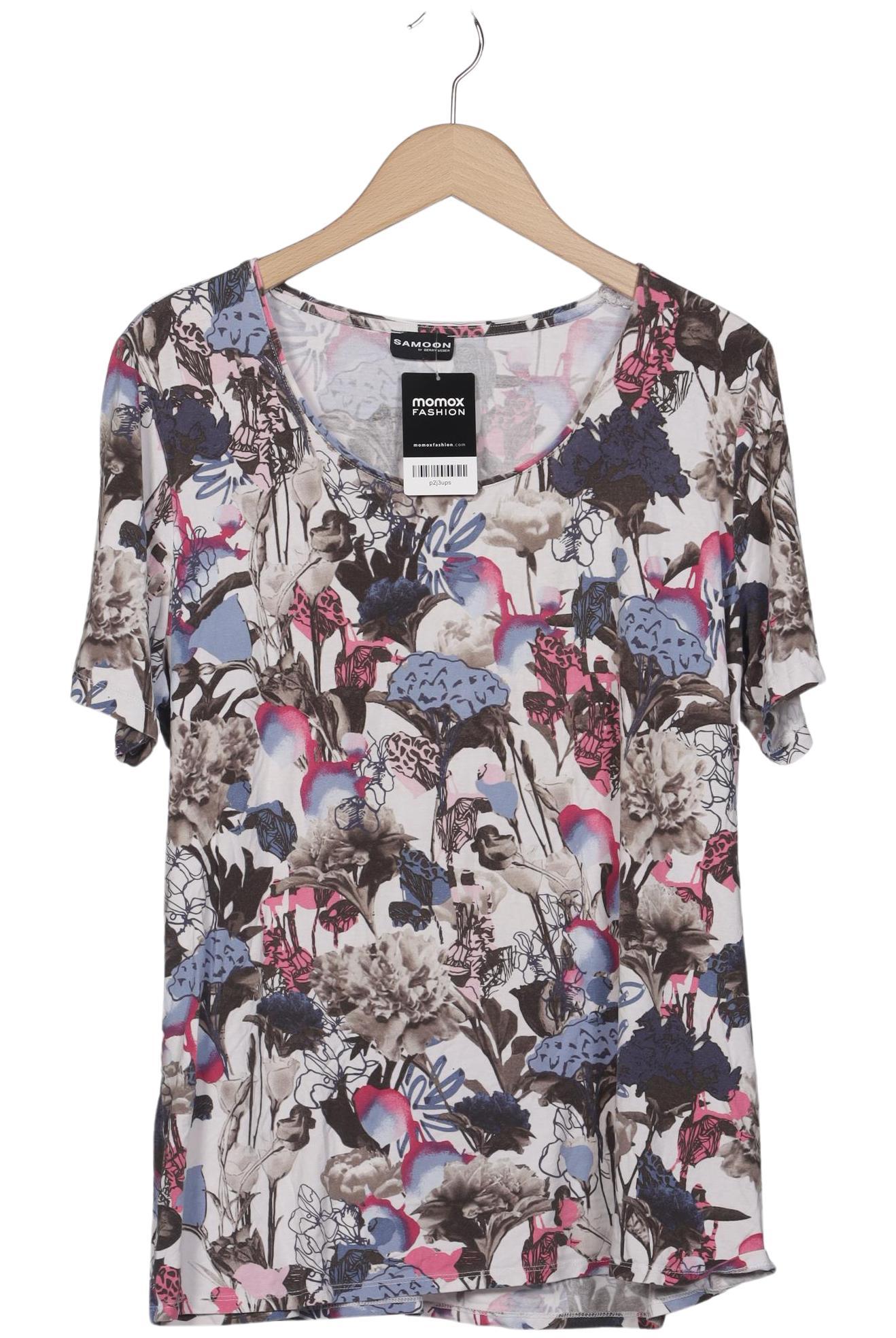 

Samoon by Gerry Weber Damen T-Shirt, mehrfarbig, Gr. 48