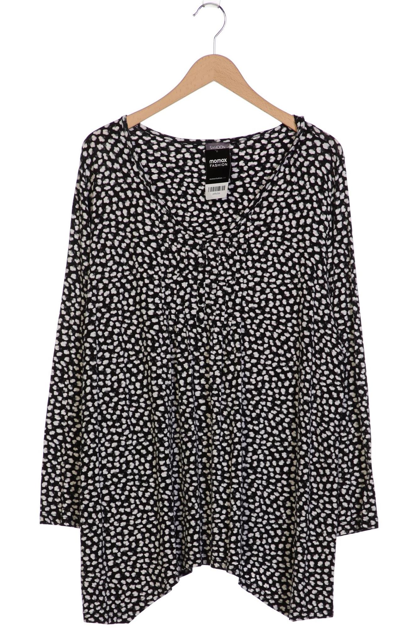

Samoon by Gerry Weber Damen Langarmshirt, schwarz, Gr. 50
