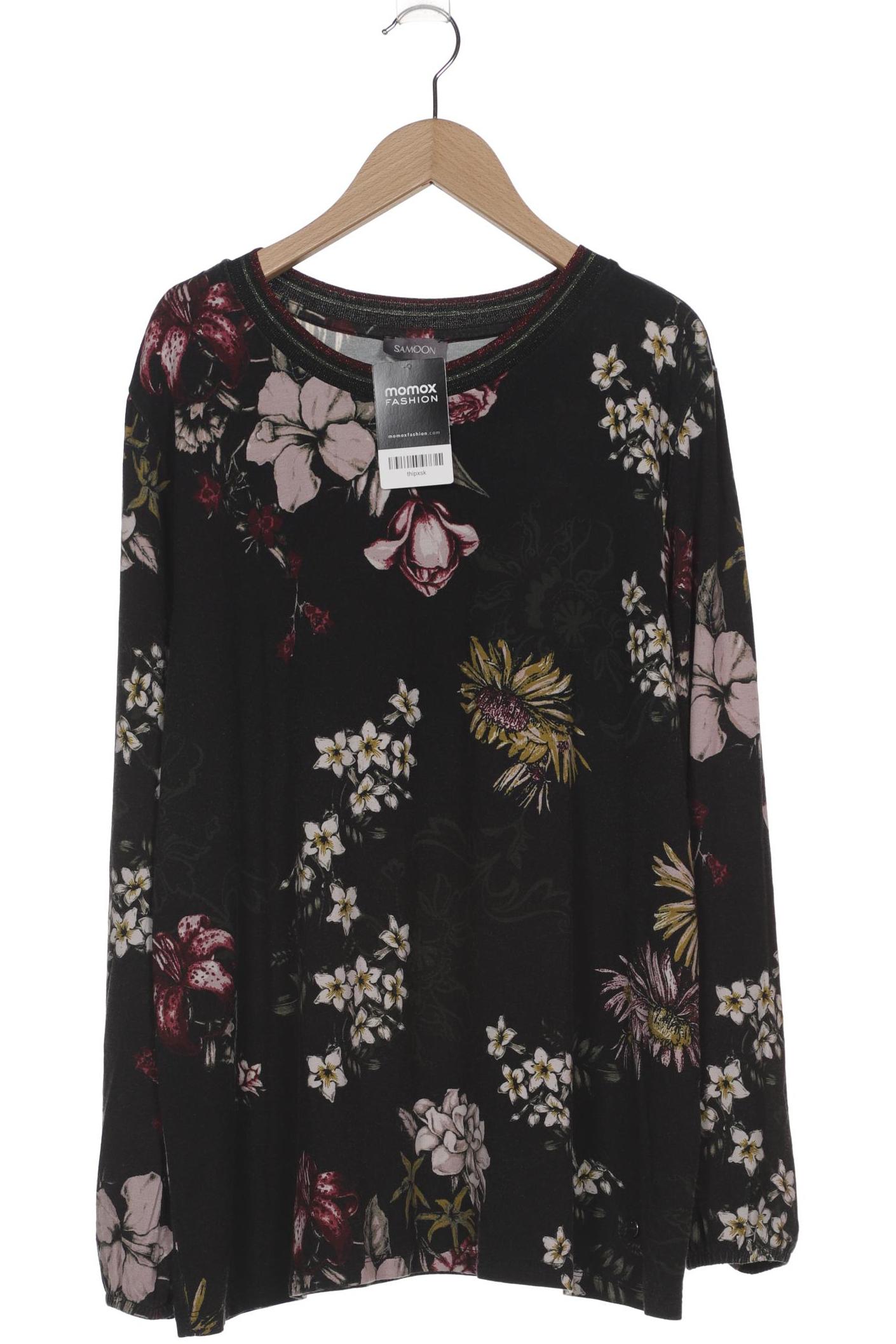 

Samoon by Gerry Weber Damen Langarmshirt, schwarz, Gr. 46