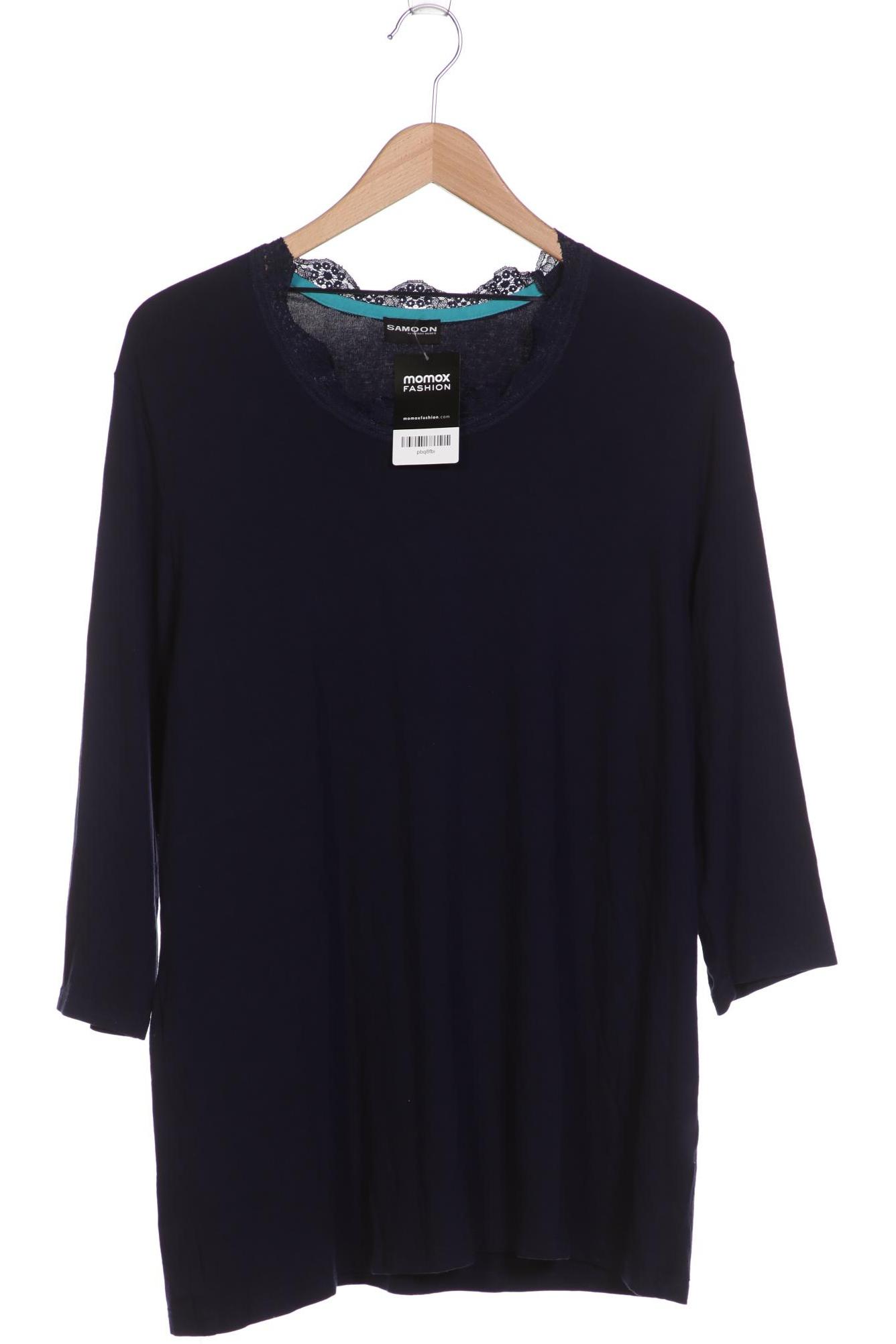 

SAMOON by Gerry Weber Damen Langarmshirt, marineblau