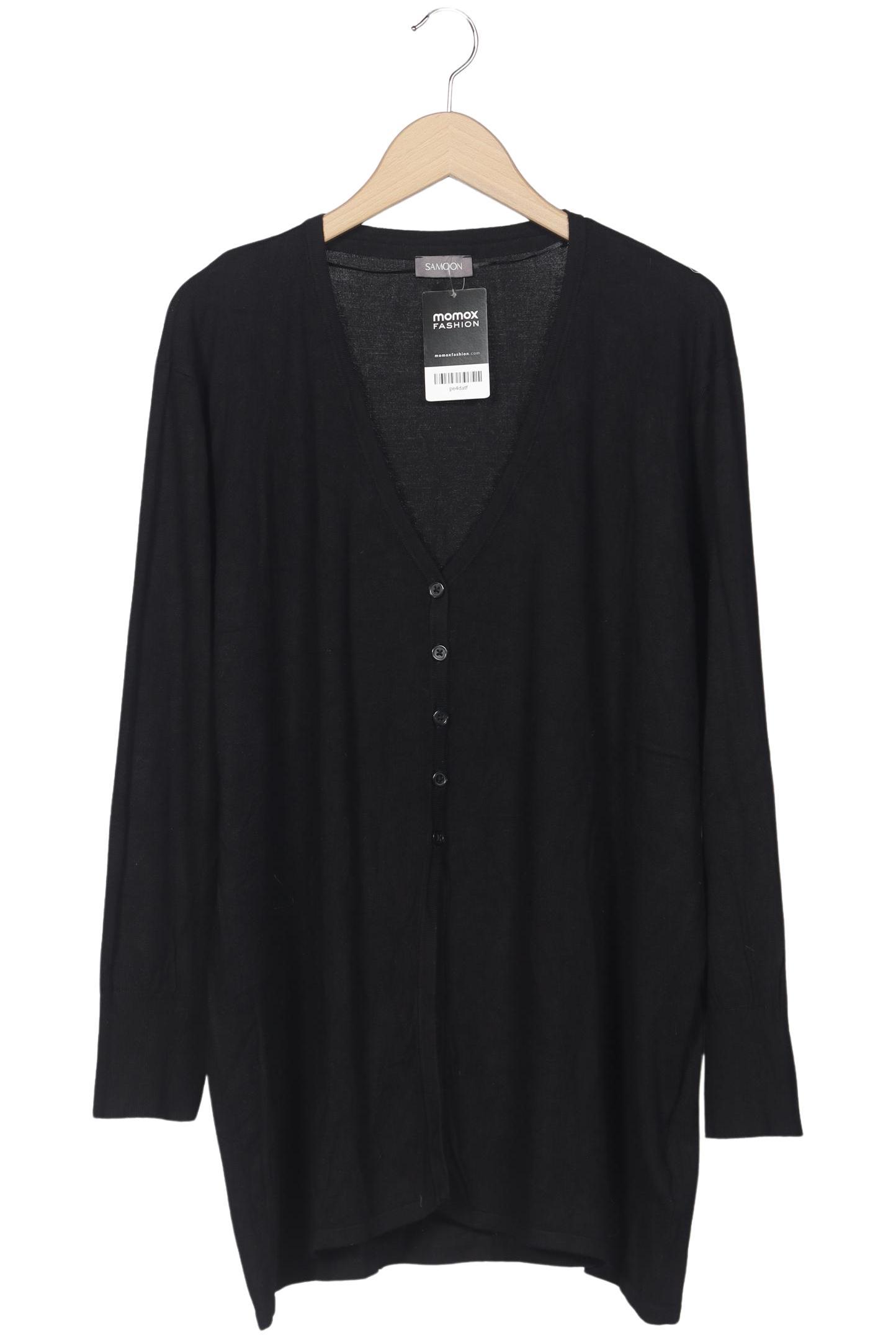 

Samoon by Gerry Weber Damen Strickjacke, schwarz, Gr. 52