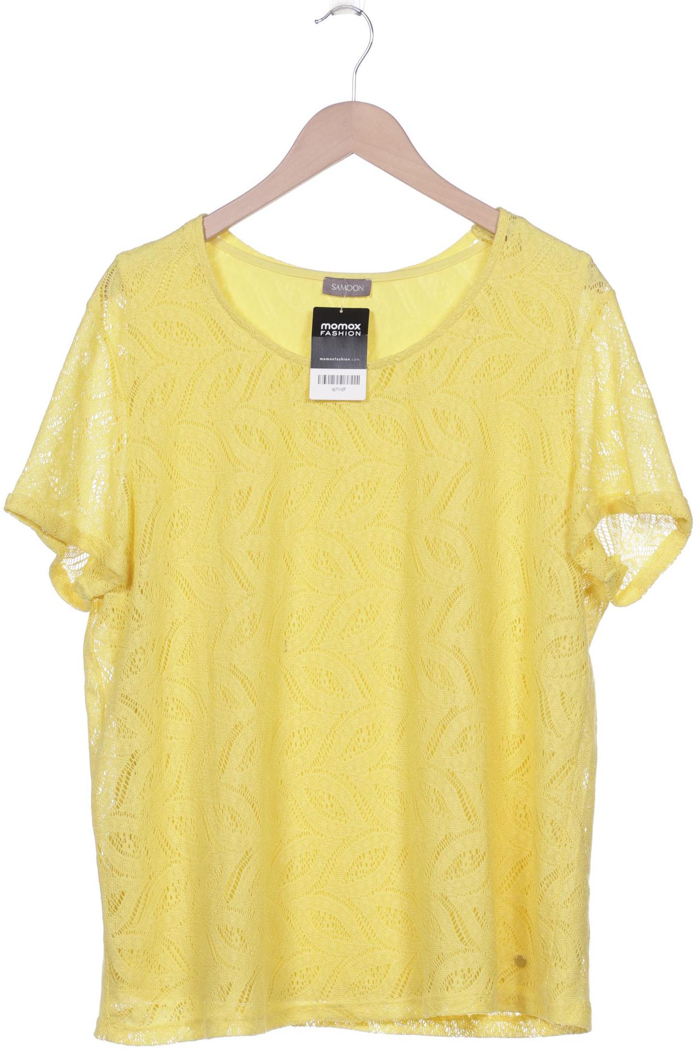 

Samoon by Gerry Weber Damen T-Shirt, gelb, Gr. 48