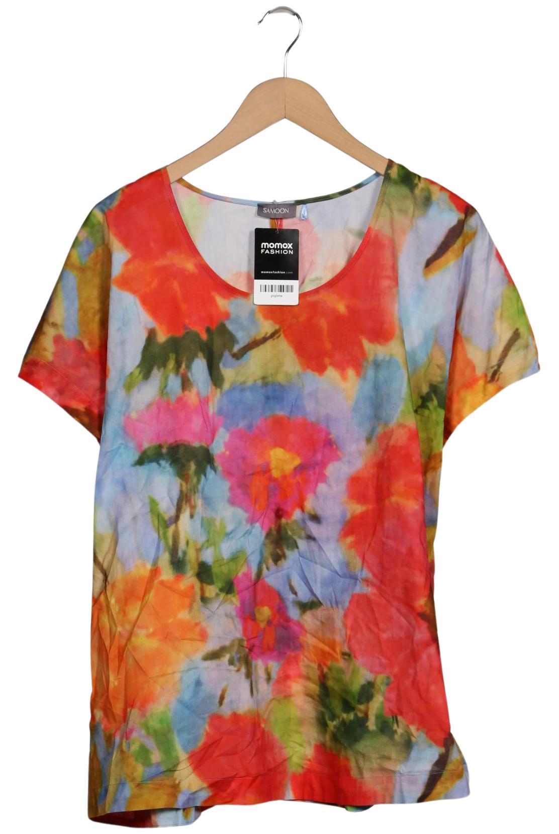 

Samoon by Gerry Weber Damen T-Shirt, mehrfarbig, Gr. 48
