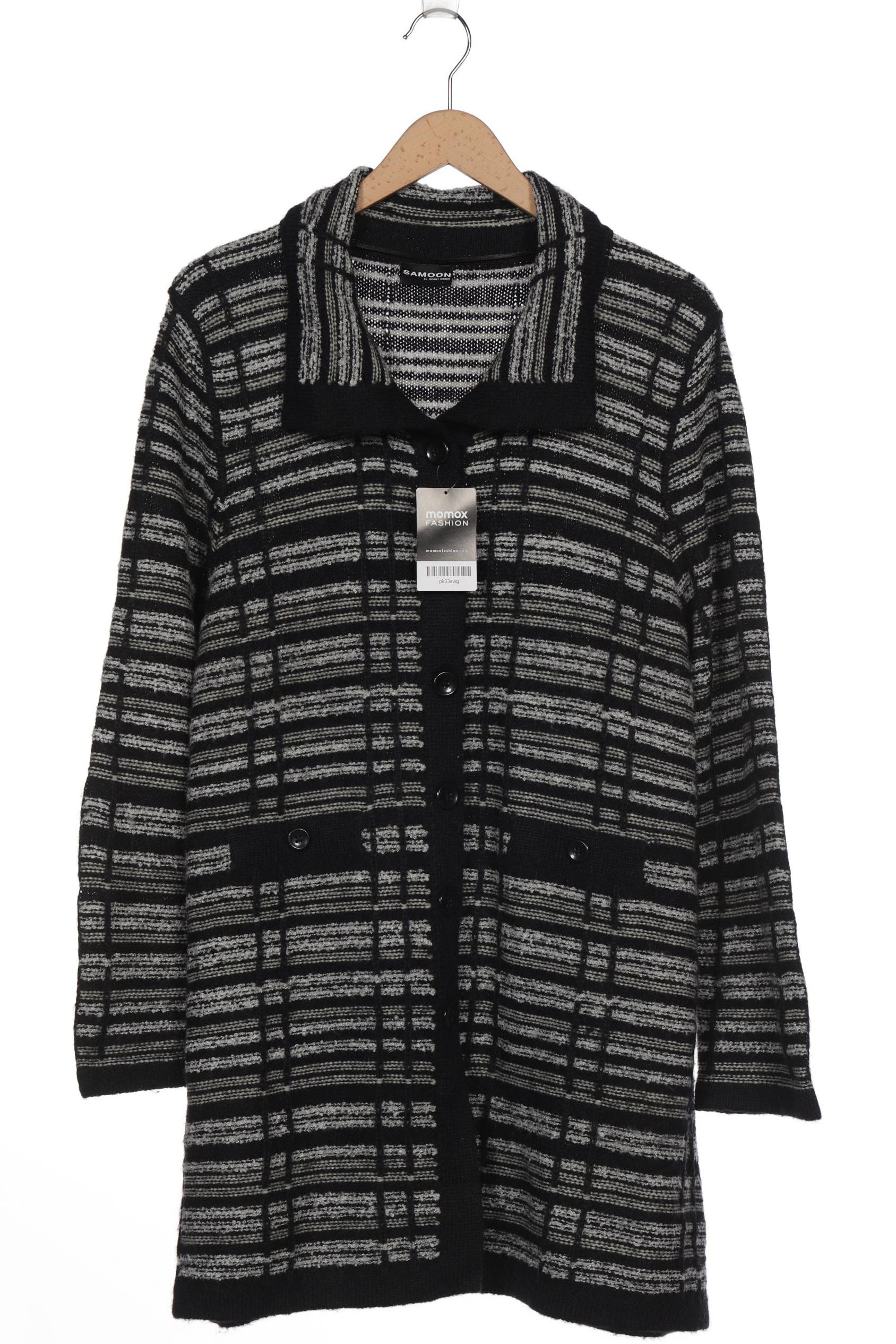 

Samoon by Gerry Weber Damen Strickjacke, schwarz, Gr. 48