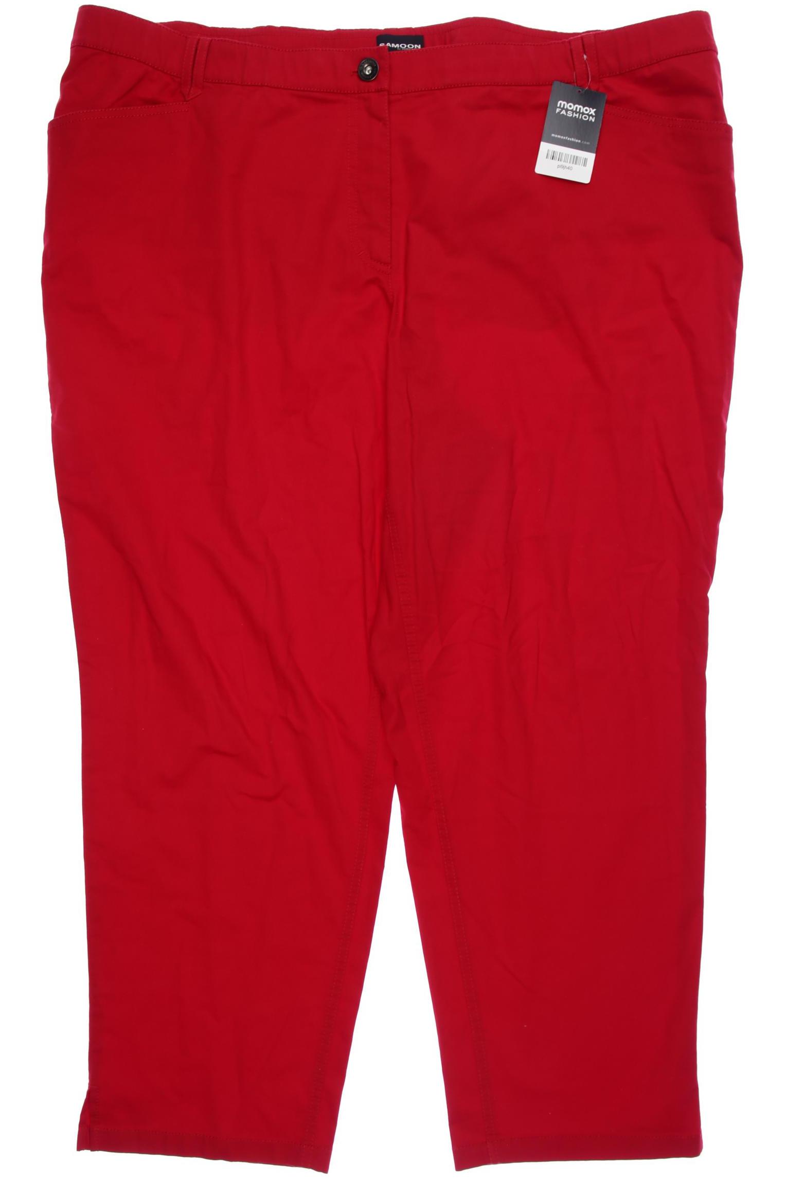 

Samoon by Gerry Weber Damen Stoffhose, rot, Gr. 52