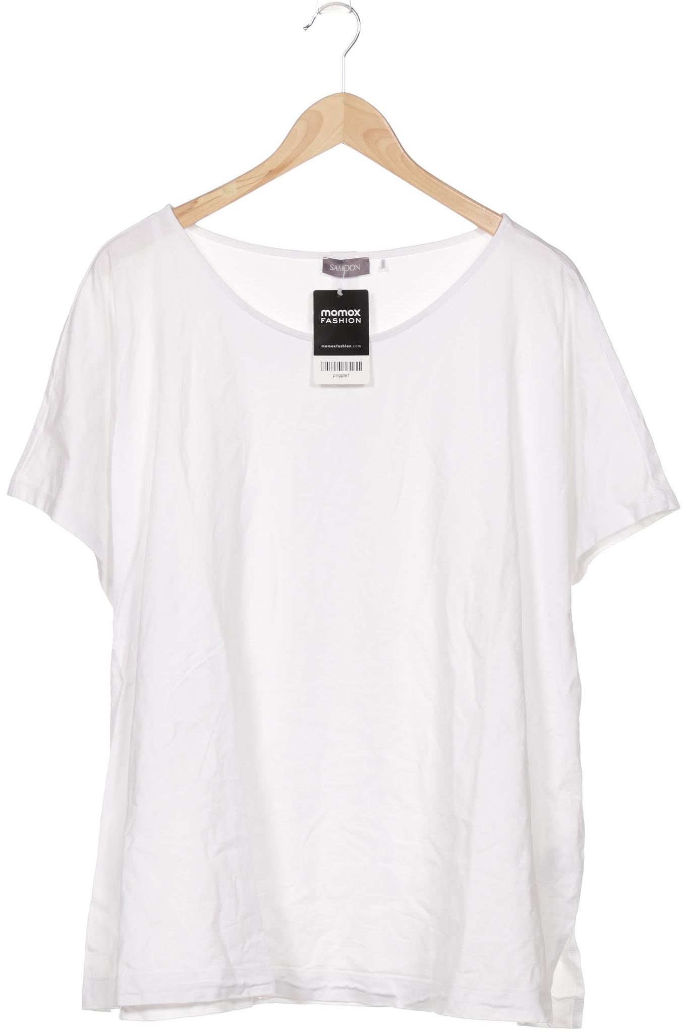 

Samoon by Gerry Weber Damen T-Shirt, weiß, Gr. 52