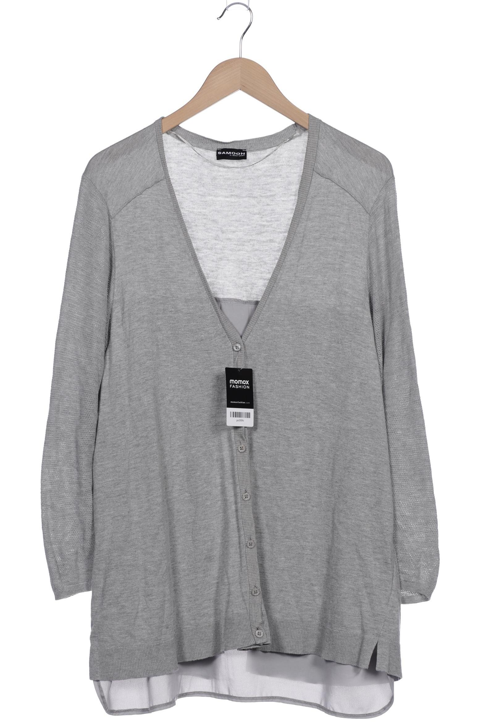 

Samoon by Gerry Weber Damen Strickjacke, grau, Gr. 46