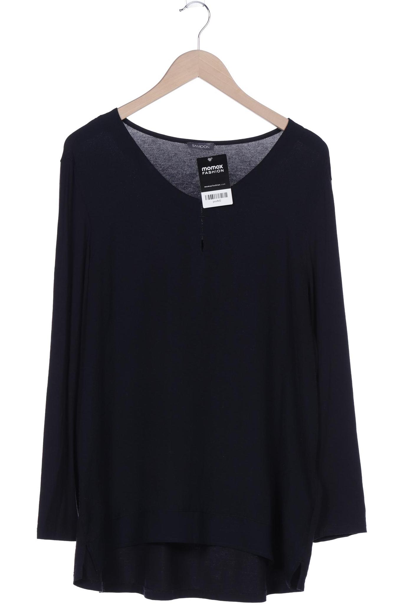 

SAMOON by Gerry Weber Damen Langarmshirt, marineblau