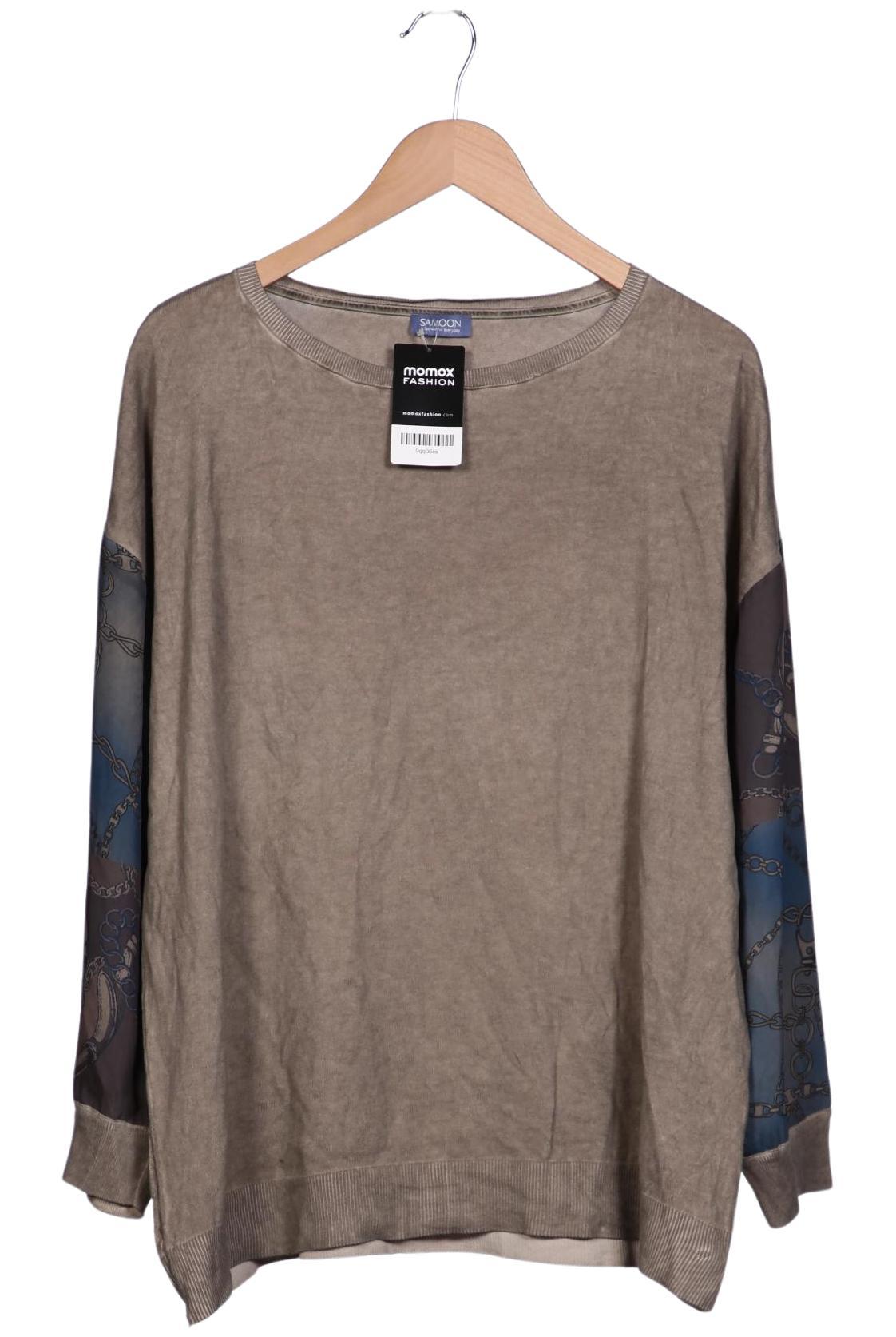 

Samoon by Gerry Weber Damen Langarmshirt, grau, Gr. 44