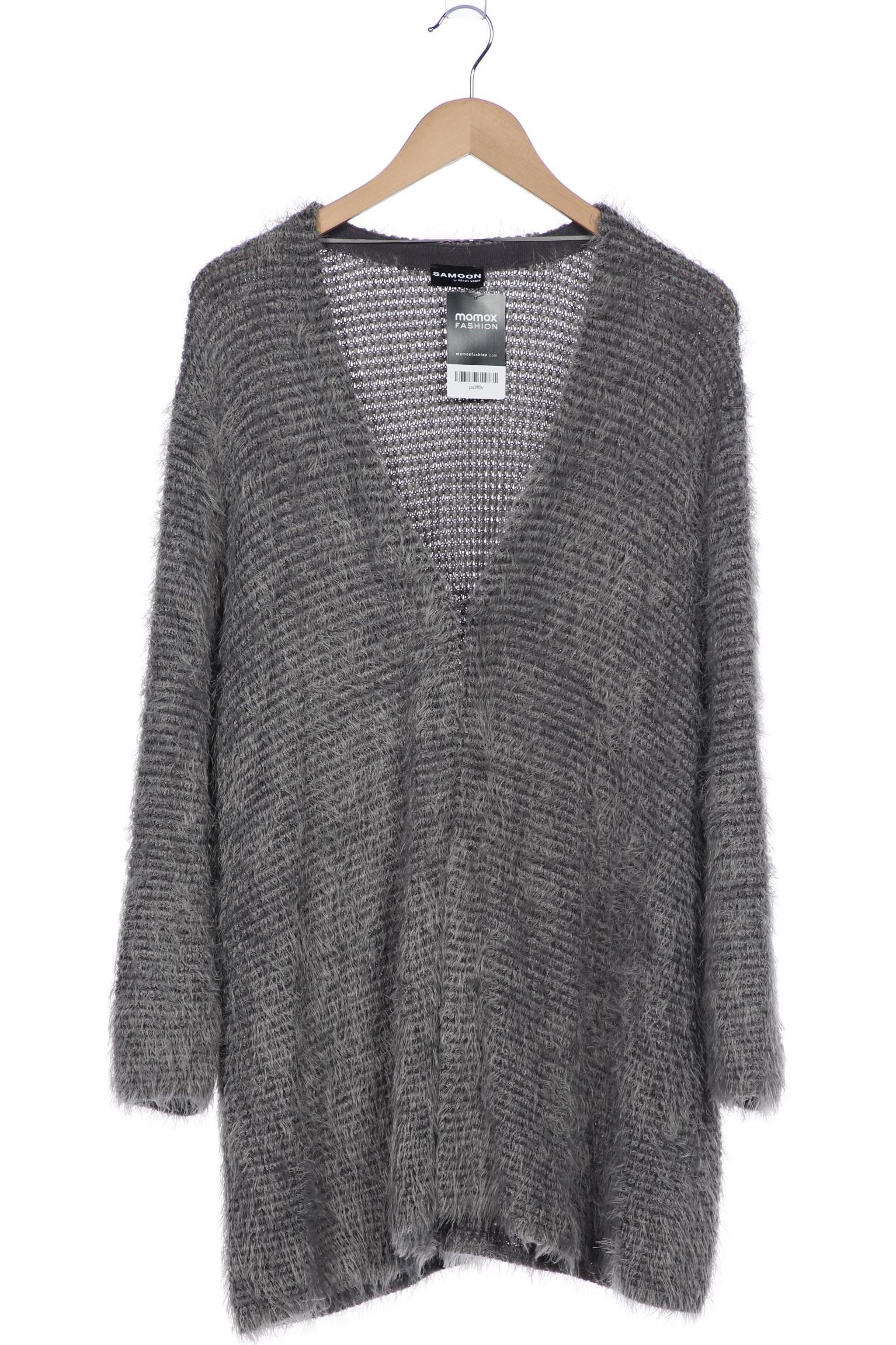 

Samoon by Gerry Weber Damen Strickjacke, grau, Gr. 52