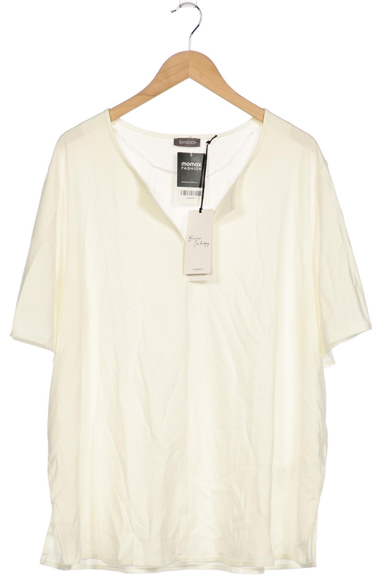 

Samoon by Gerry Weber Damen T-Shirt, weiß, Gr. 52