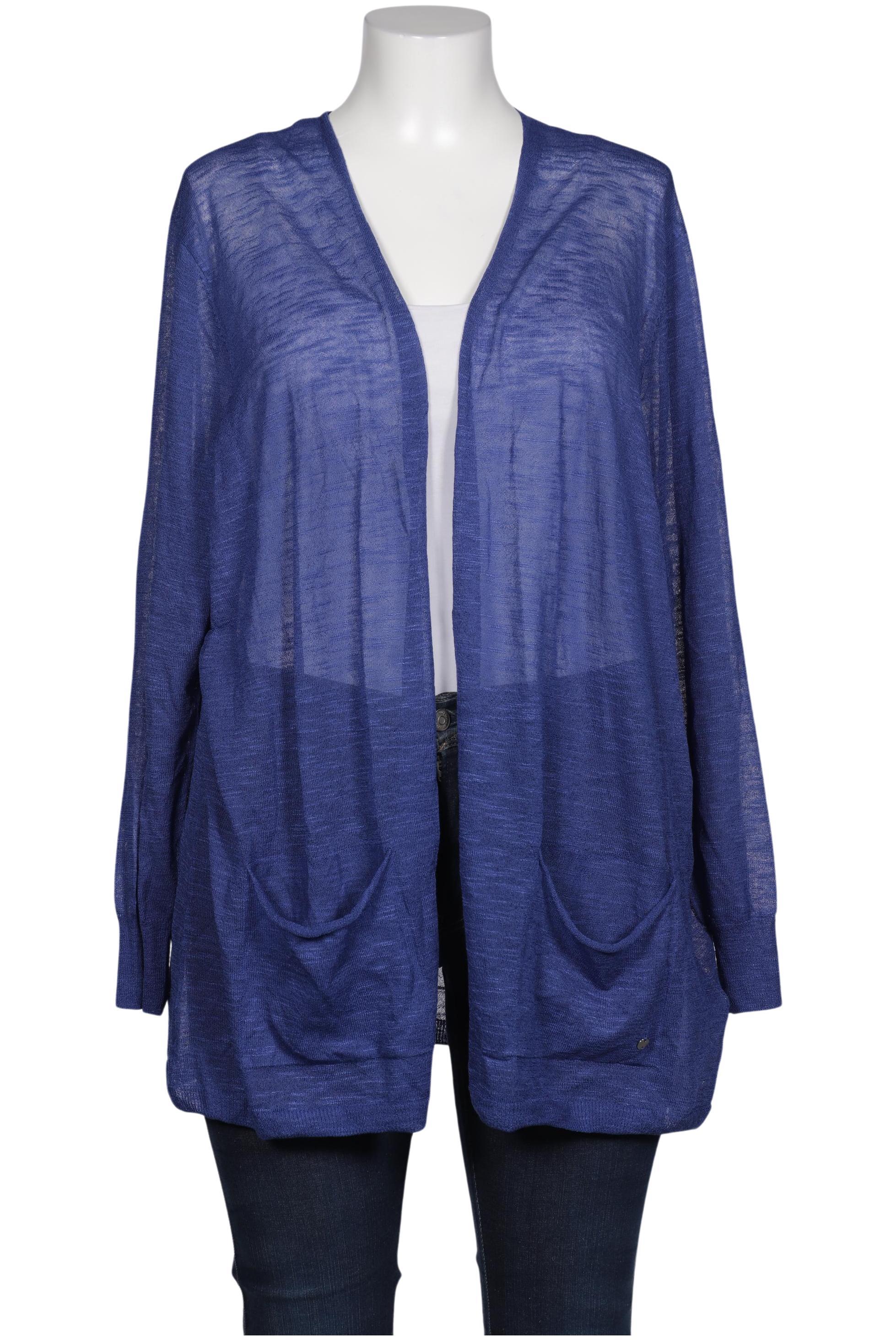 Thumbnail - Samoon by Gerry Weber Damen Strickjacke, blau, Gr. 52