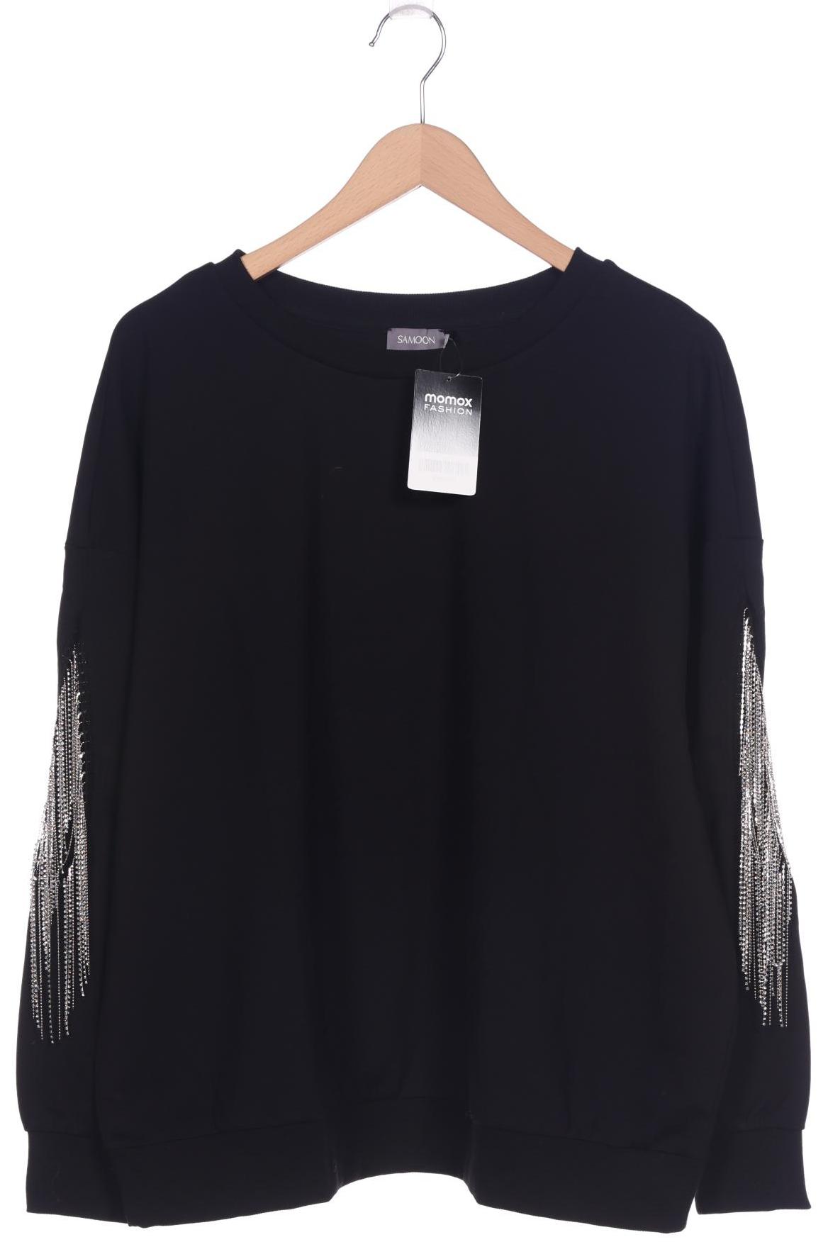 

Samoon by Gerry Weber Damen Sweatshirt, schwarz, Gr. 46