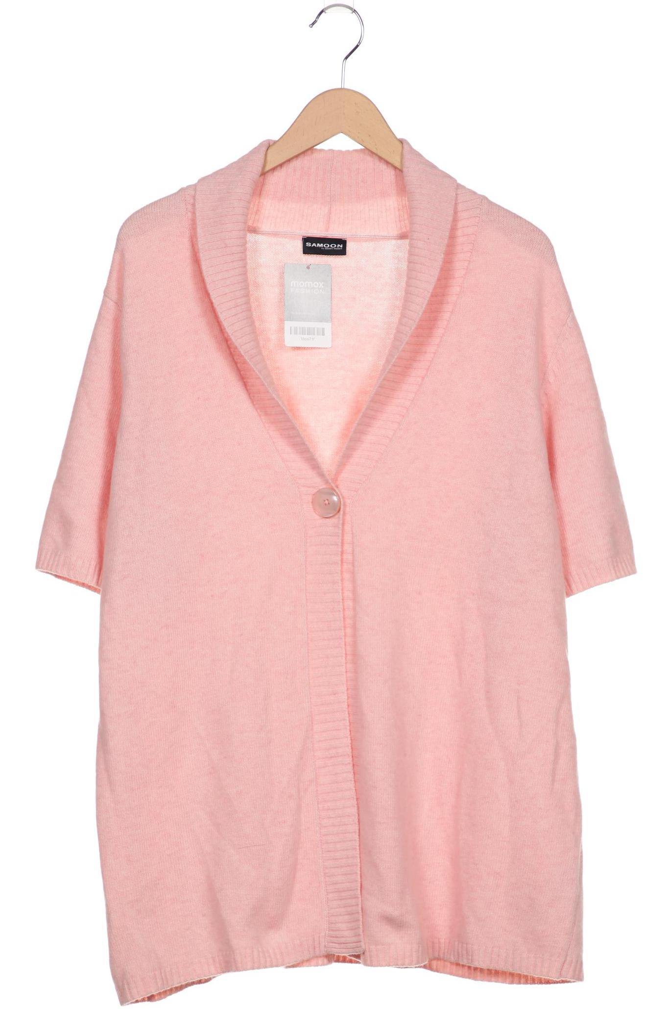 

Samoon by Gerry Weber Damen Strickjacke, pink, Gr. 50