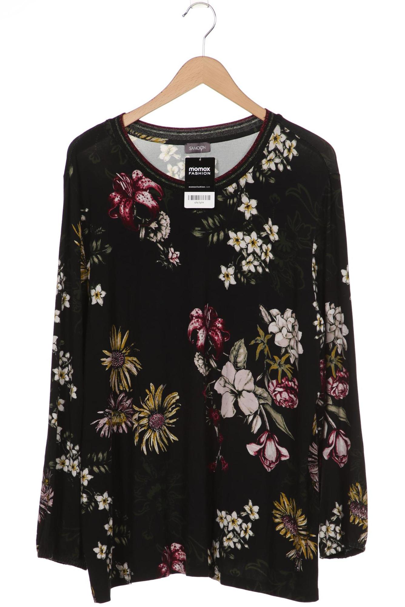 

Samoon by Gerry Weber Damen Langarmshirt, schwarz, Gr. 44