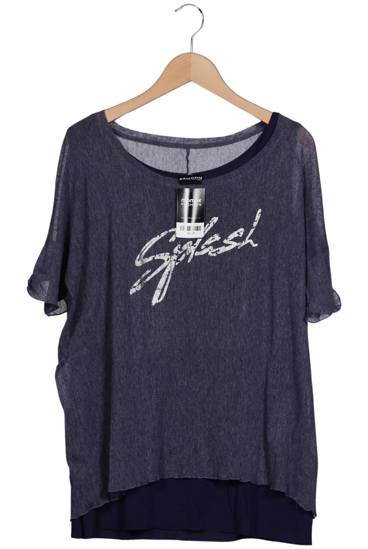 

Samoon by Gerry Weber Damen T-Shirt, marineblau, Gr. 44