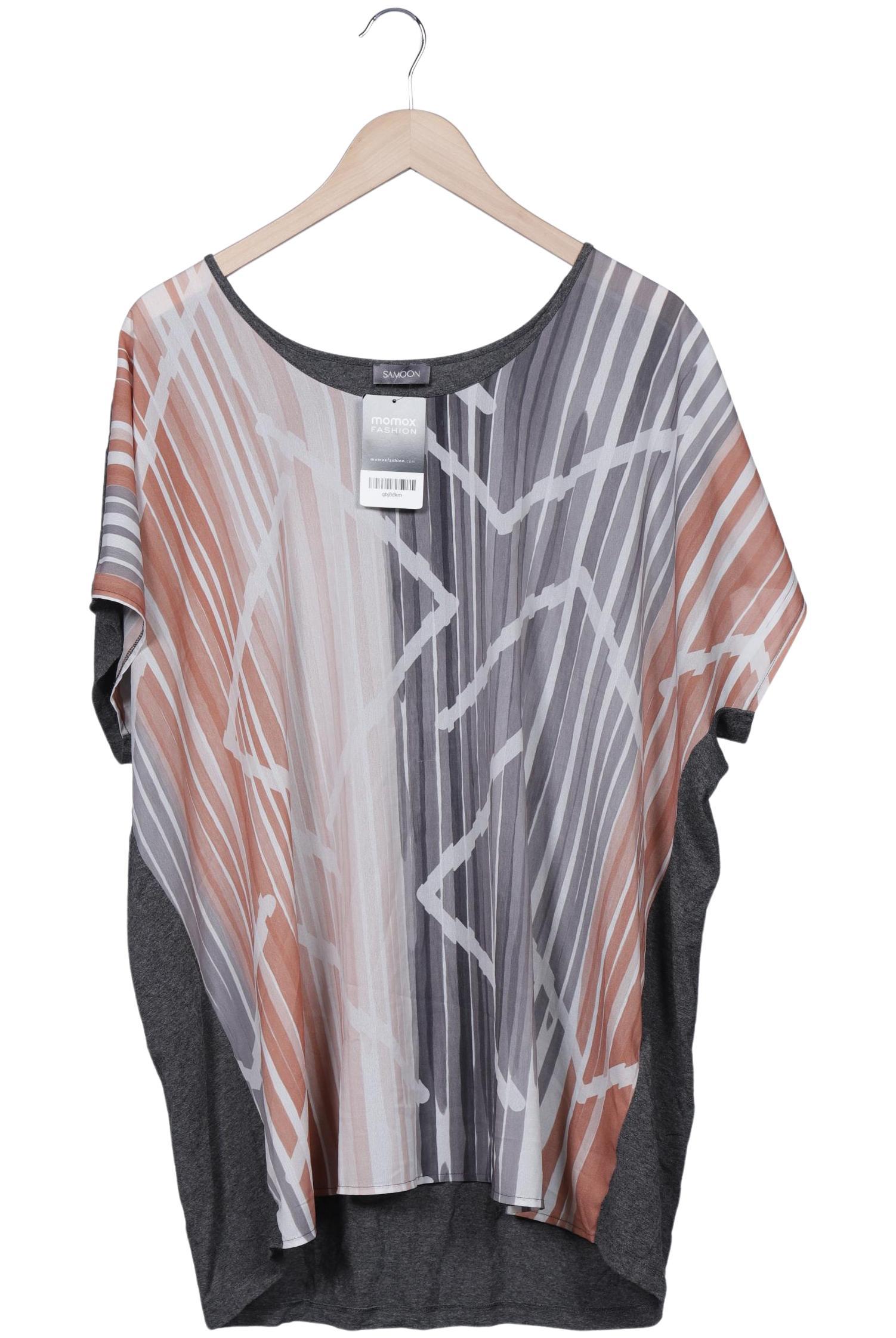 

Samoon by Gerry Weber Damen T-Shirt, grau, Gr. 52