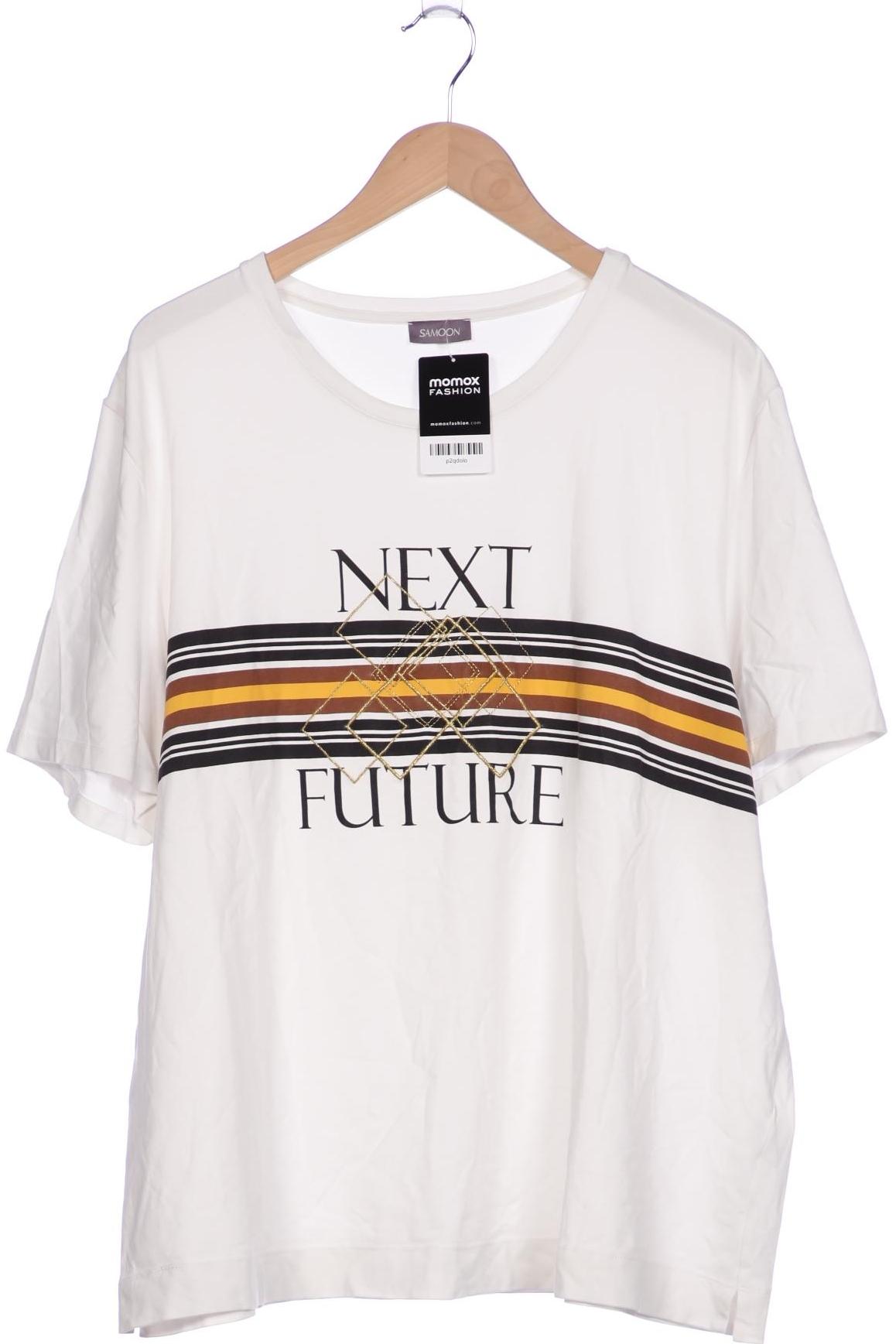 

Samoon by Gerry Weber Damen T-Shirt, weiß, Gr. 52