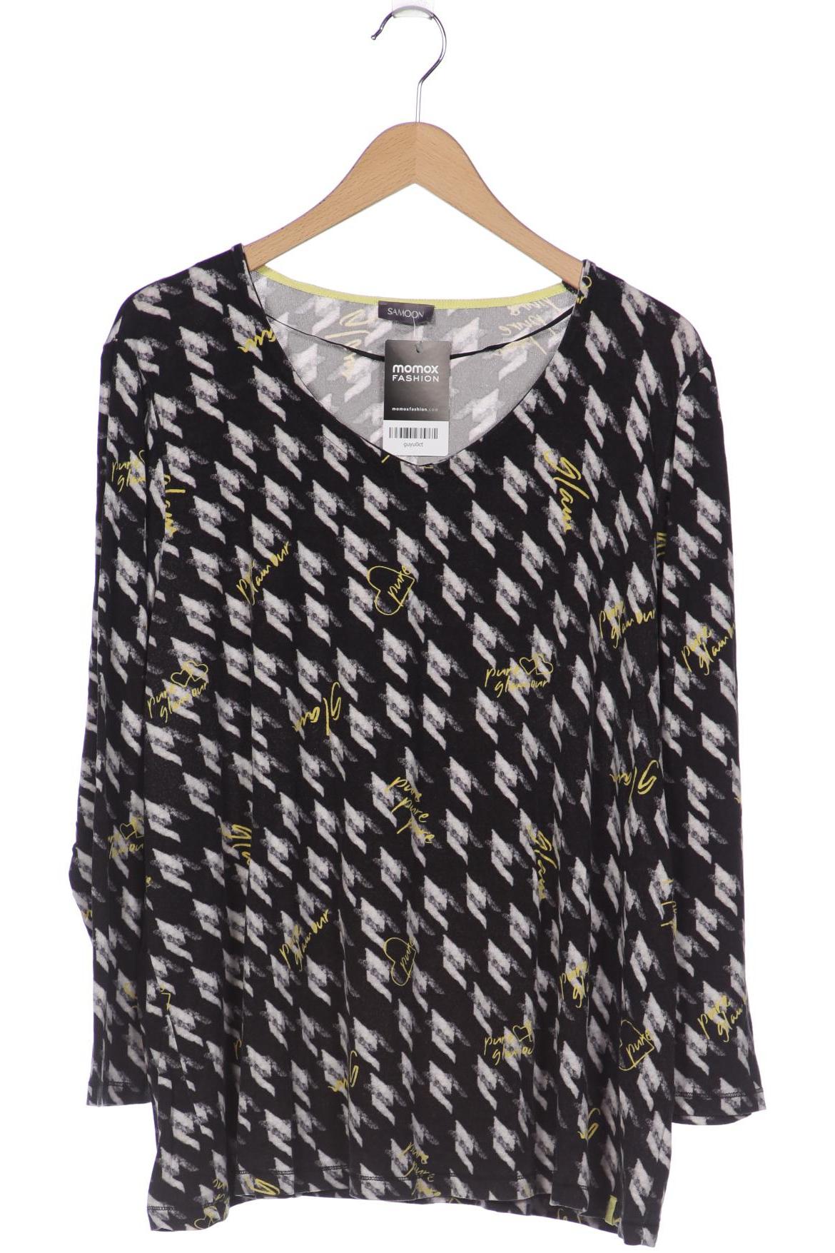 

Samoon by Gerry Weber Damen Langarmshirt, schwarz, Gr. 50
