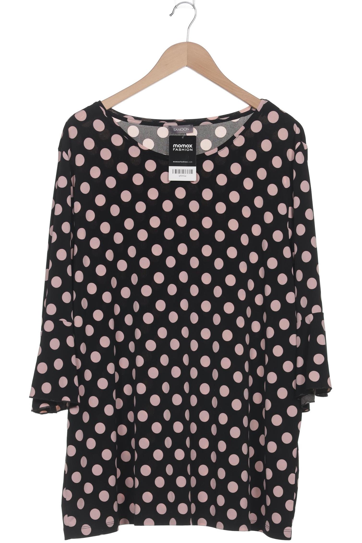 

Samoon by Gerry Weber Damen Langarmshirt, schwarz, Gr. 52