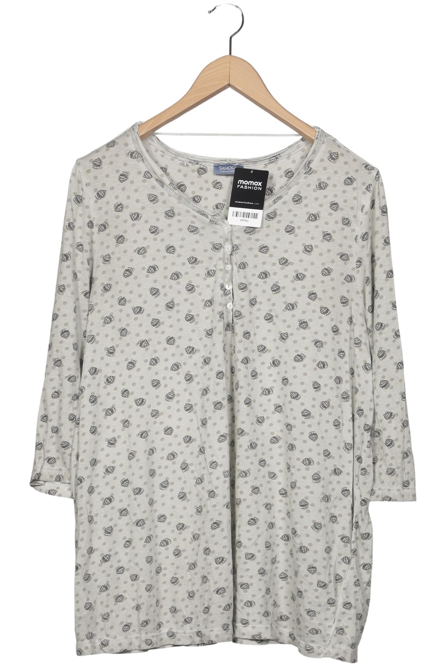 

Samoon by Gerry Weber Damen Langarmshirt, grau, Gr. 48