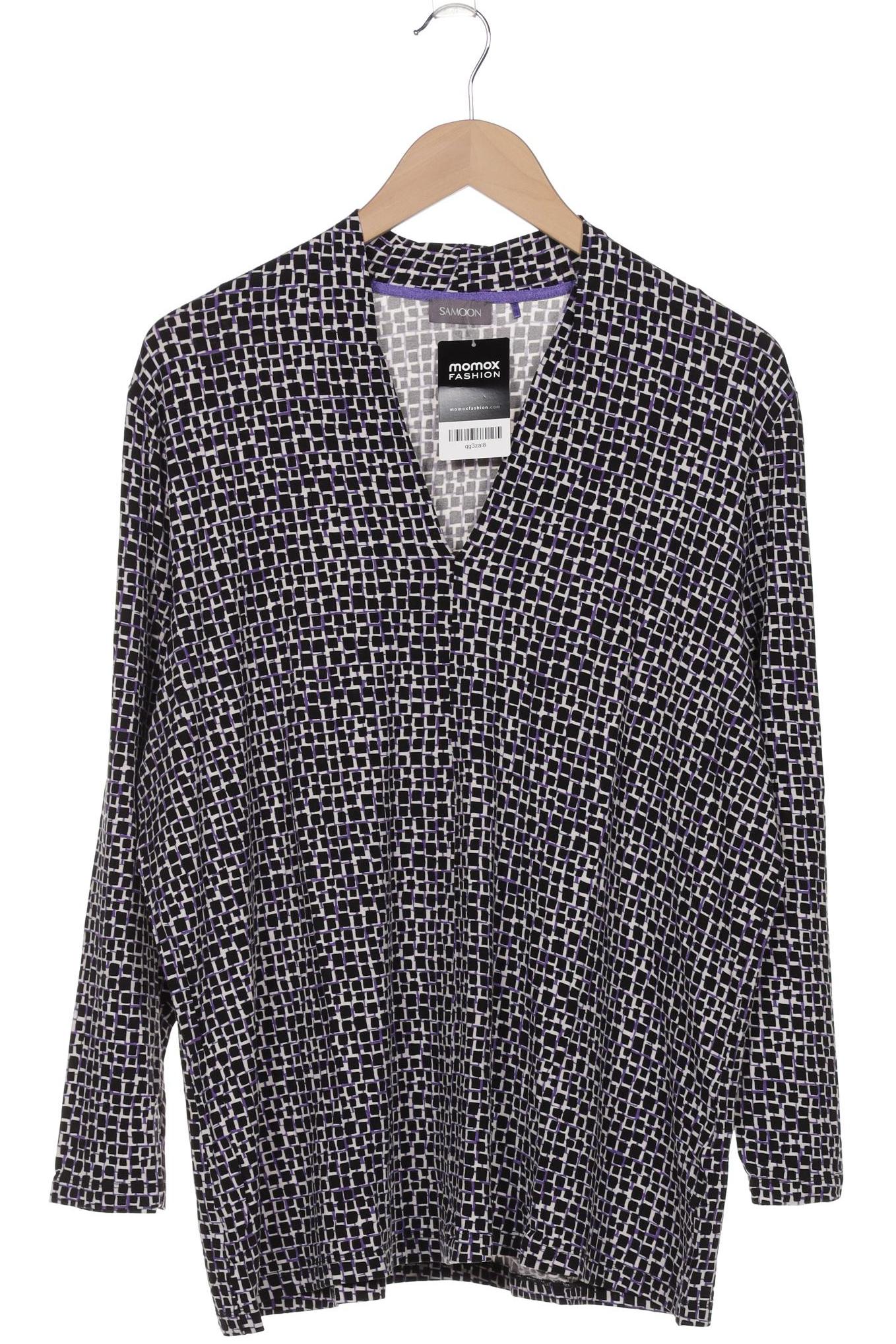 

Samoon by Gerry Weber Damen Langarmshirt, schwarz, Gr. 50