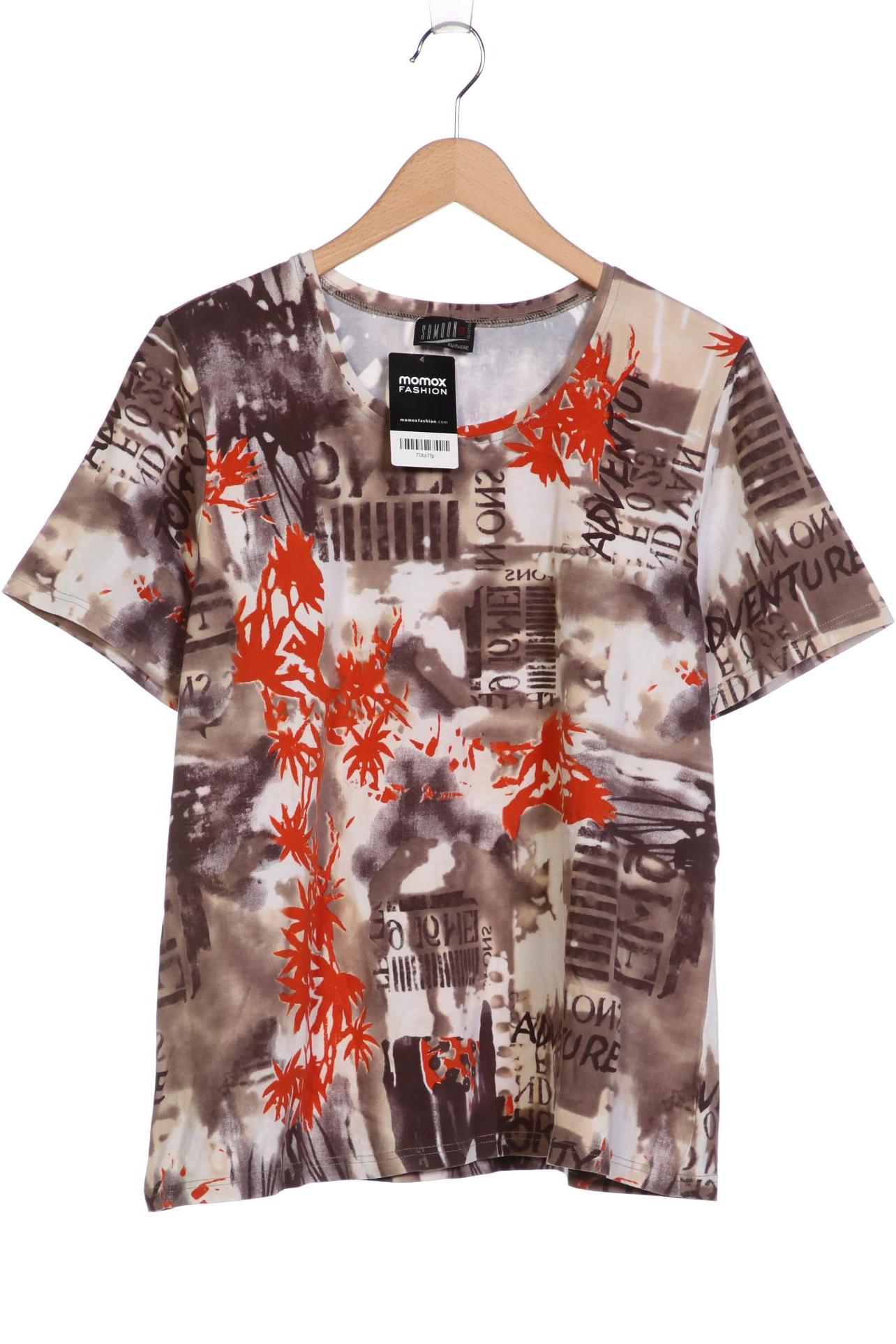 

Samoon by Gerry Weber Damen T-Shirt, braun, Gr. 48