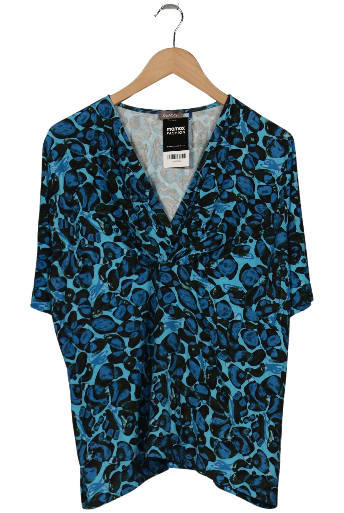 

Samoon by Gerry Weber Damen T-Shirt, blau, Gr. 48