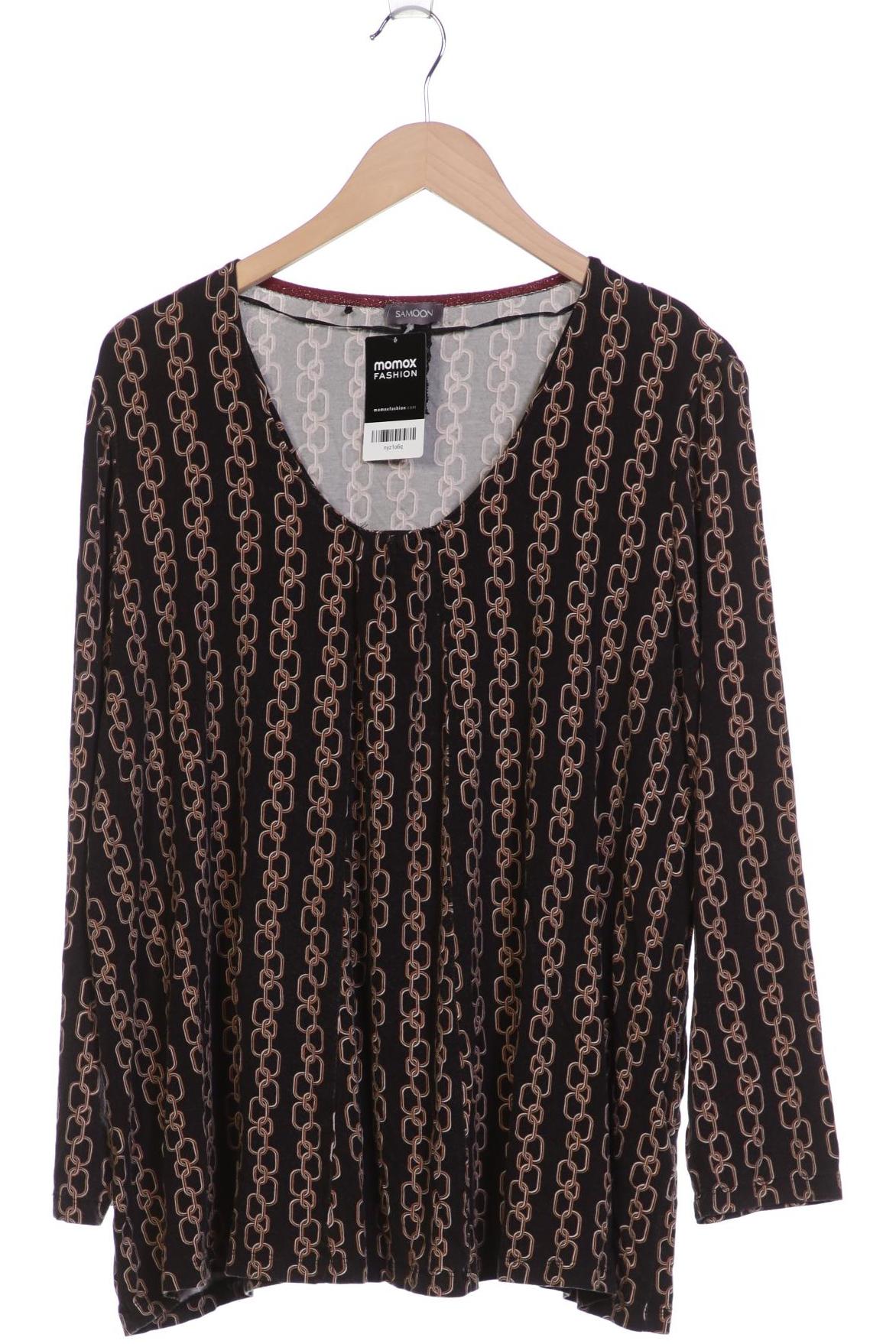 

Samoon by Gerry Weber Damen Langarmshirt, schwarz, Gr. 44