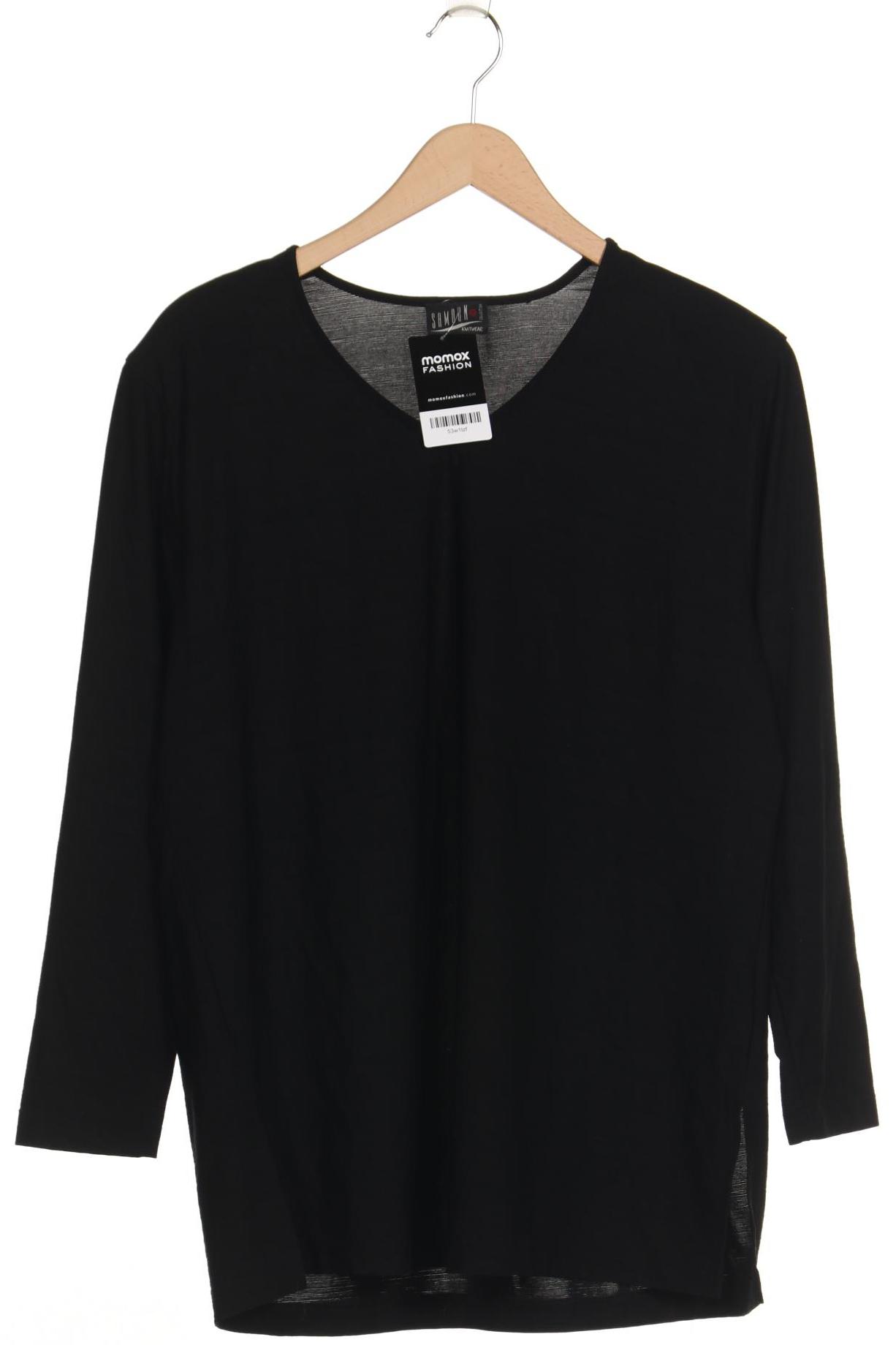 

Samoon by Gerry Weber Damen Langarmshirt, schwarz, Gr. 44