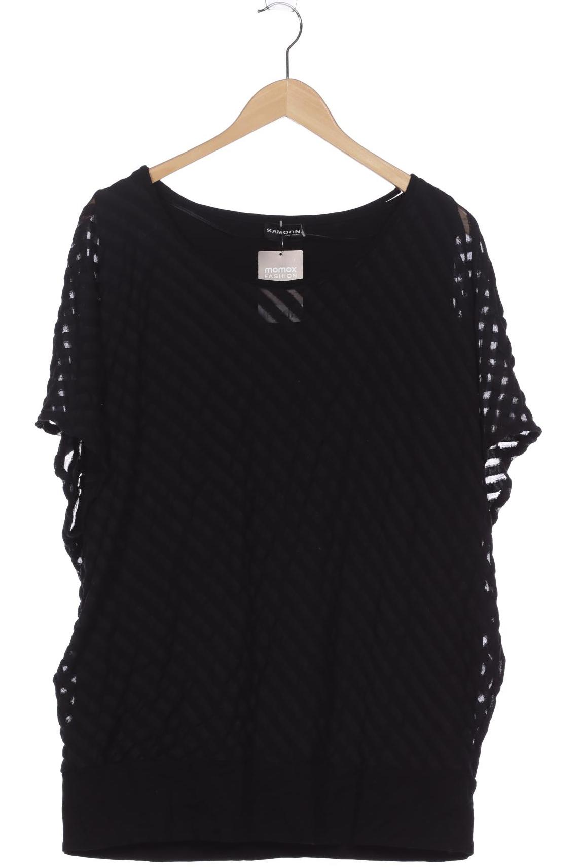 

Samoon by Gerry Weber Damen T-Shirt, schwarz, Gr. 46