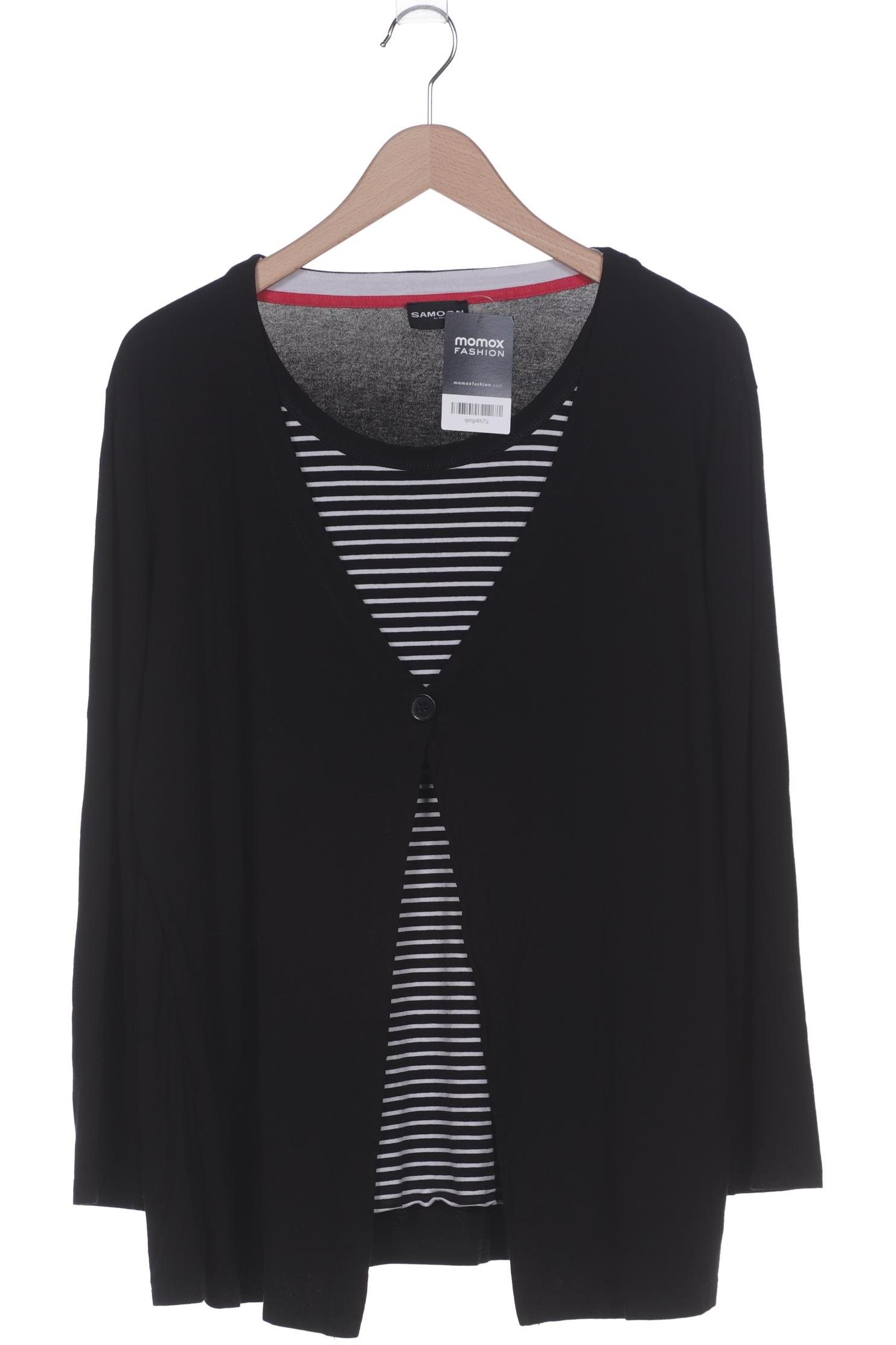 

Samoon by Gerry Weber Damen Langarmshirt, schwarz, Gr. 44