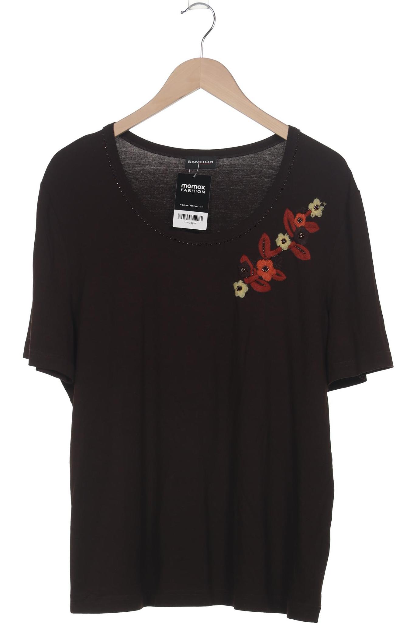 

Samoon by Gerry Weber Damen T-Shirt, braun, Gr. 46