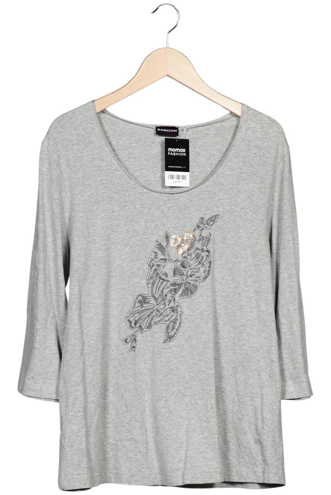 

Samoon by Gerry Weber Damen Langarmshirt, grau, Gr. 46