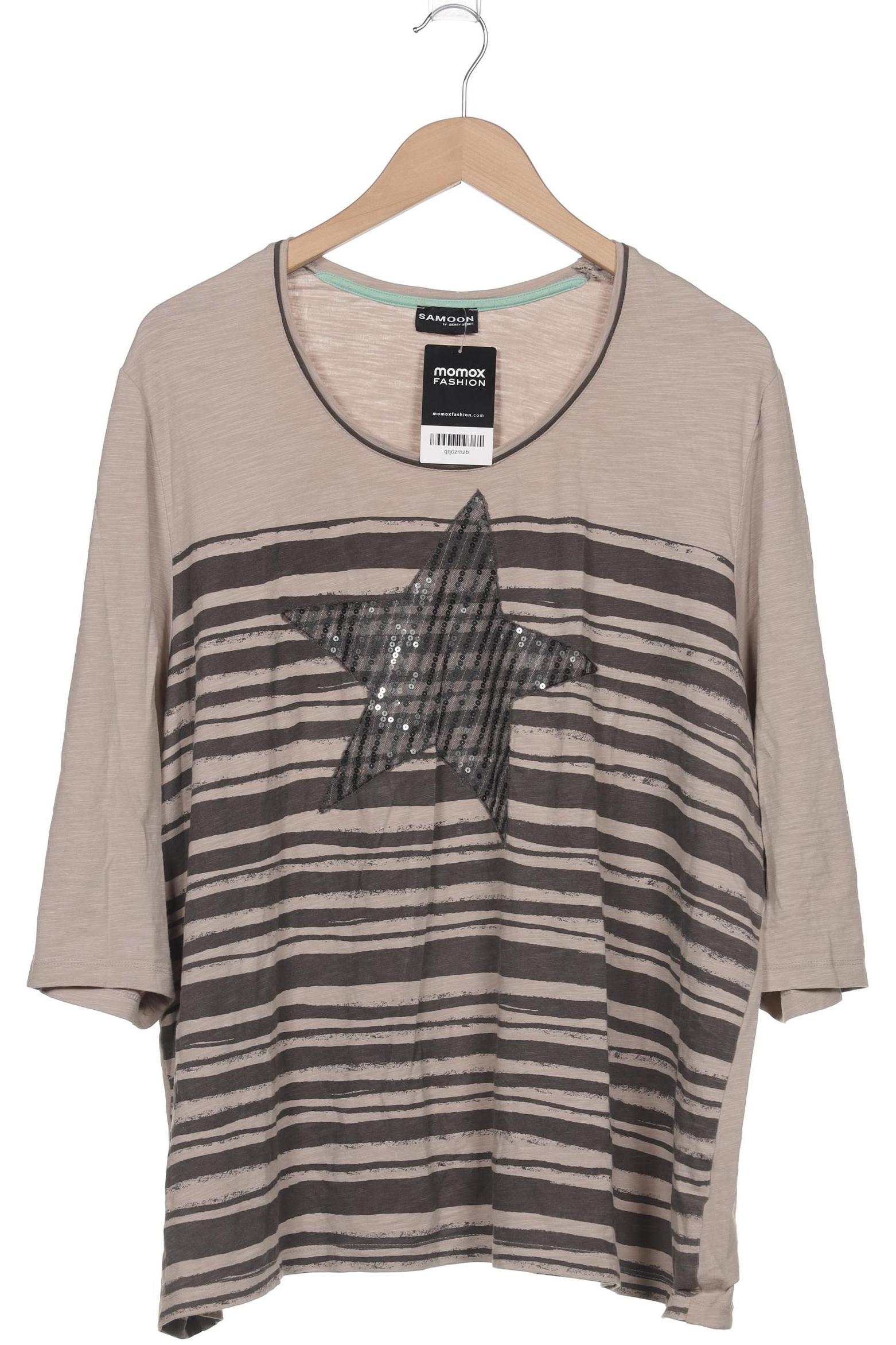 

Samoon by Gerry Weber Damen Langarmshirt, beige, Gr. 46