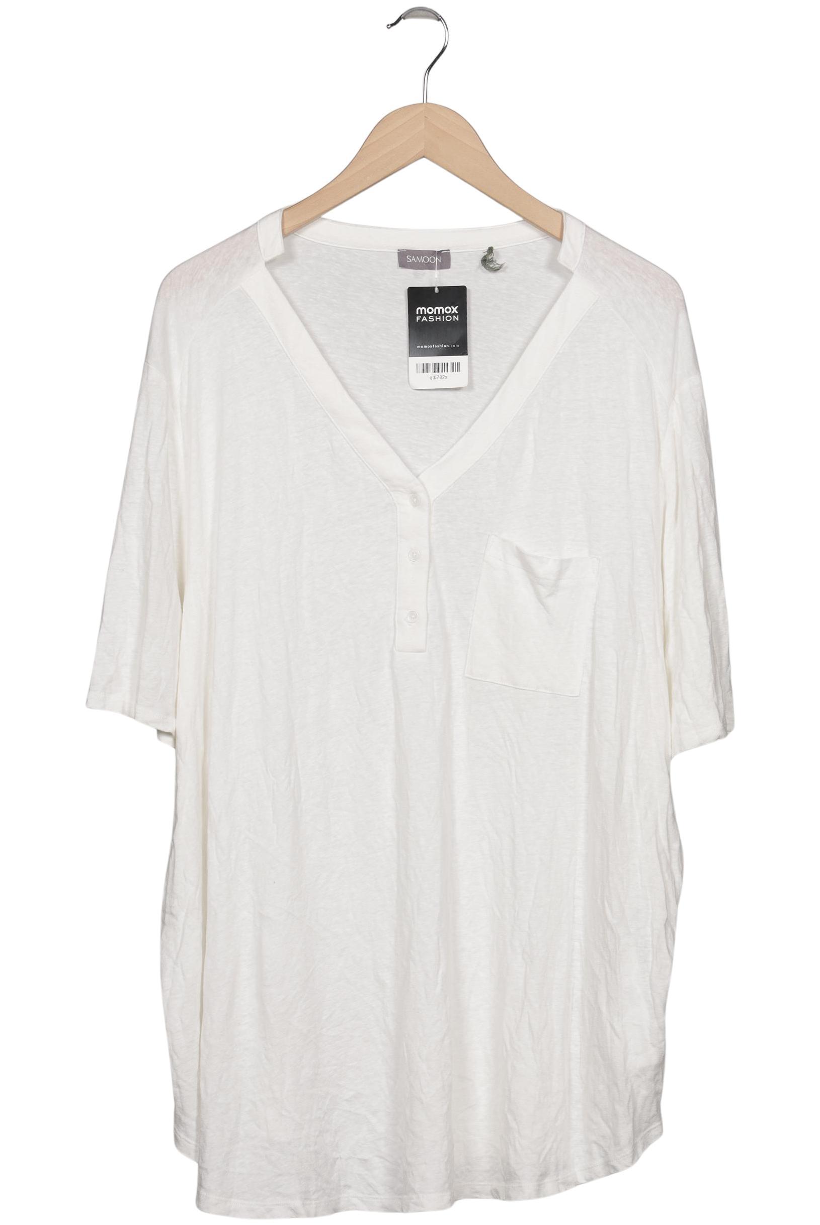 

Samoon by Gerry Weber Damen T-Shirt, weiß, Gr. 54